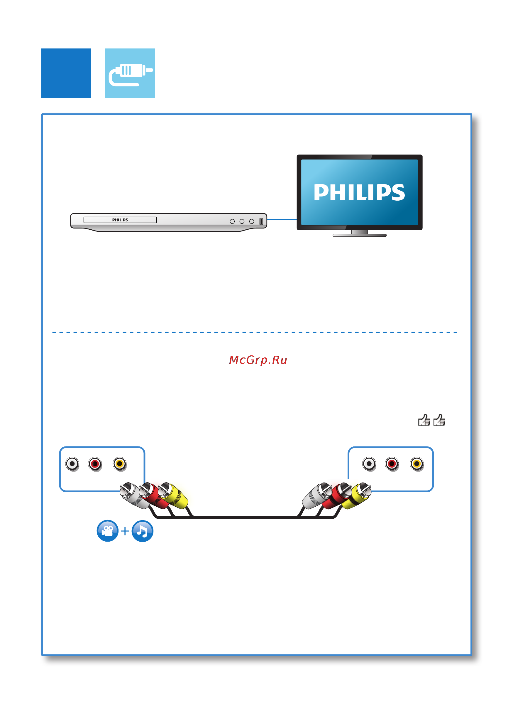 Philips DVP2850/51 [4/26] Video out audio out