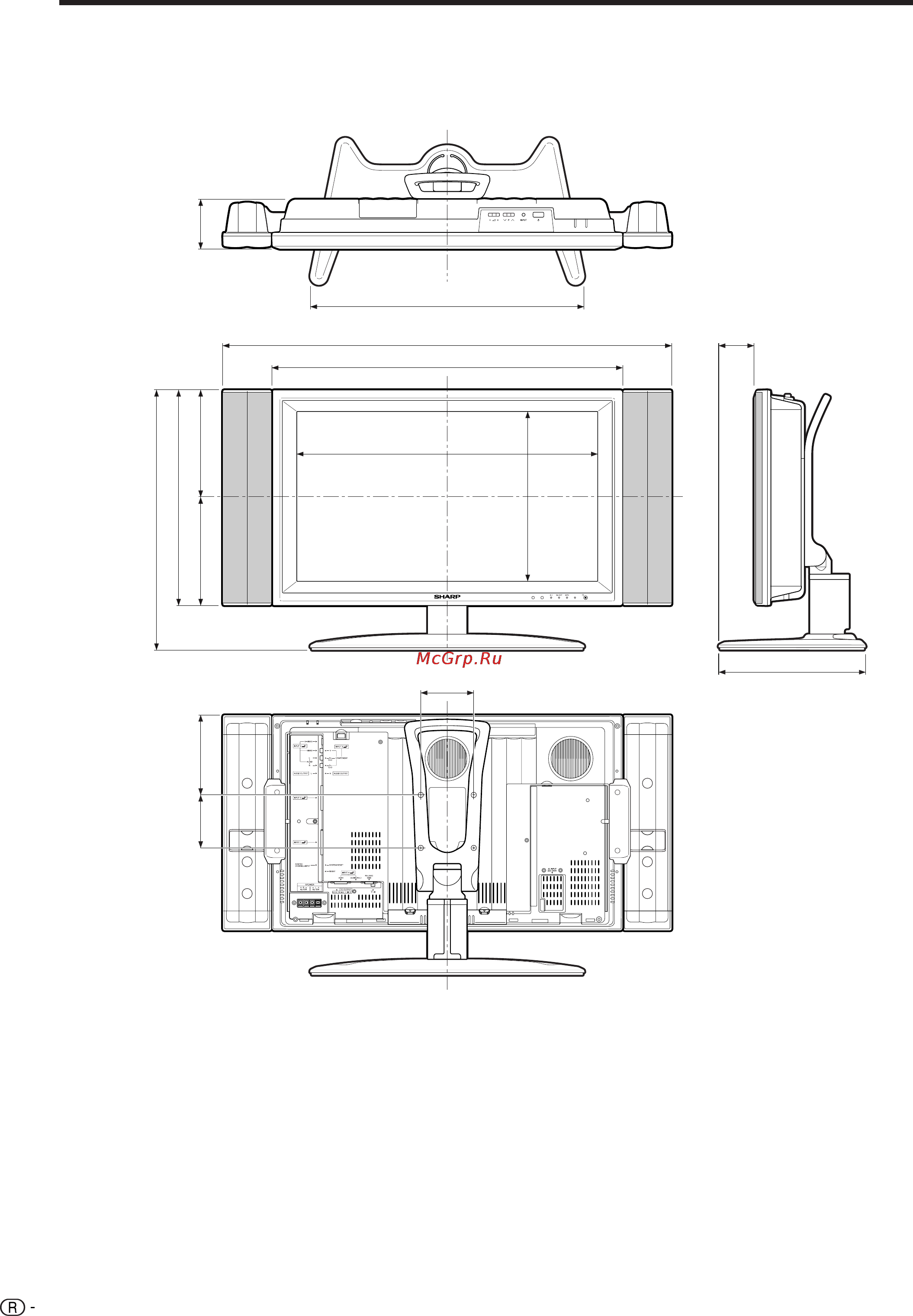 Sharp LC-26GA4E Инструкция по эксплуатации онлайн [58/60] 25503