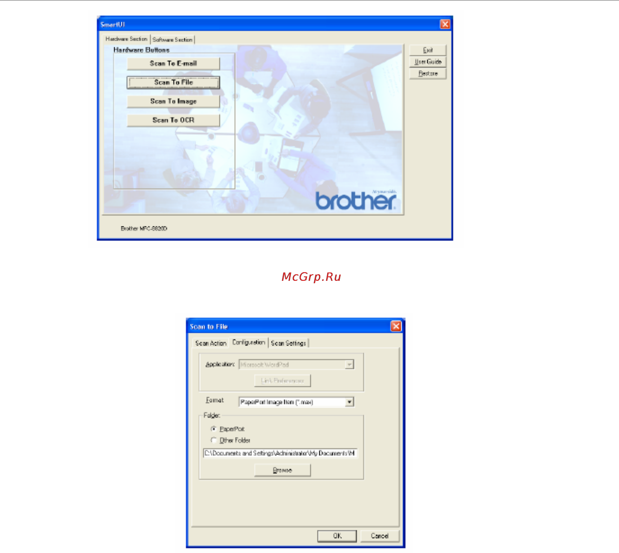 Brother MFC-8840D/DN [252/428] Сканирование в файл