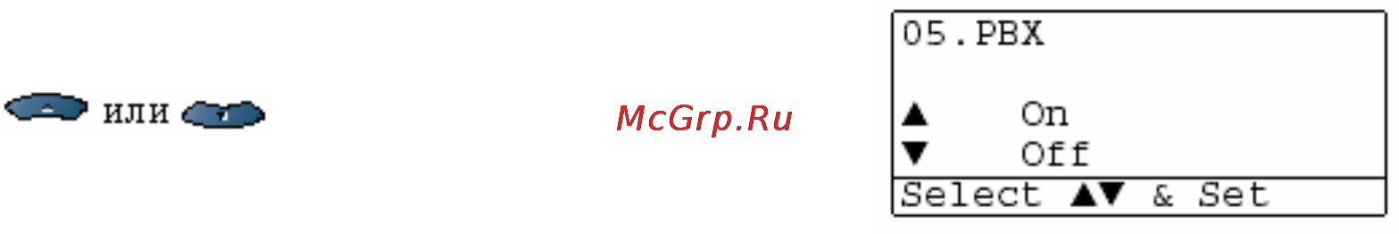 Brother MFC-8840D/DN [74/428] Настройка для работы с локальной атс