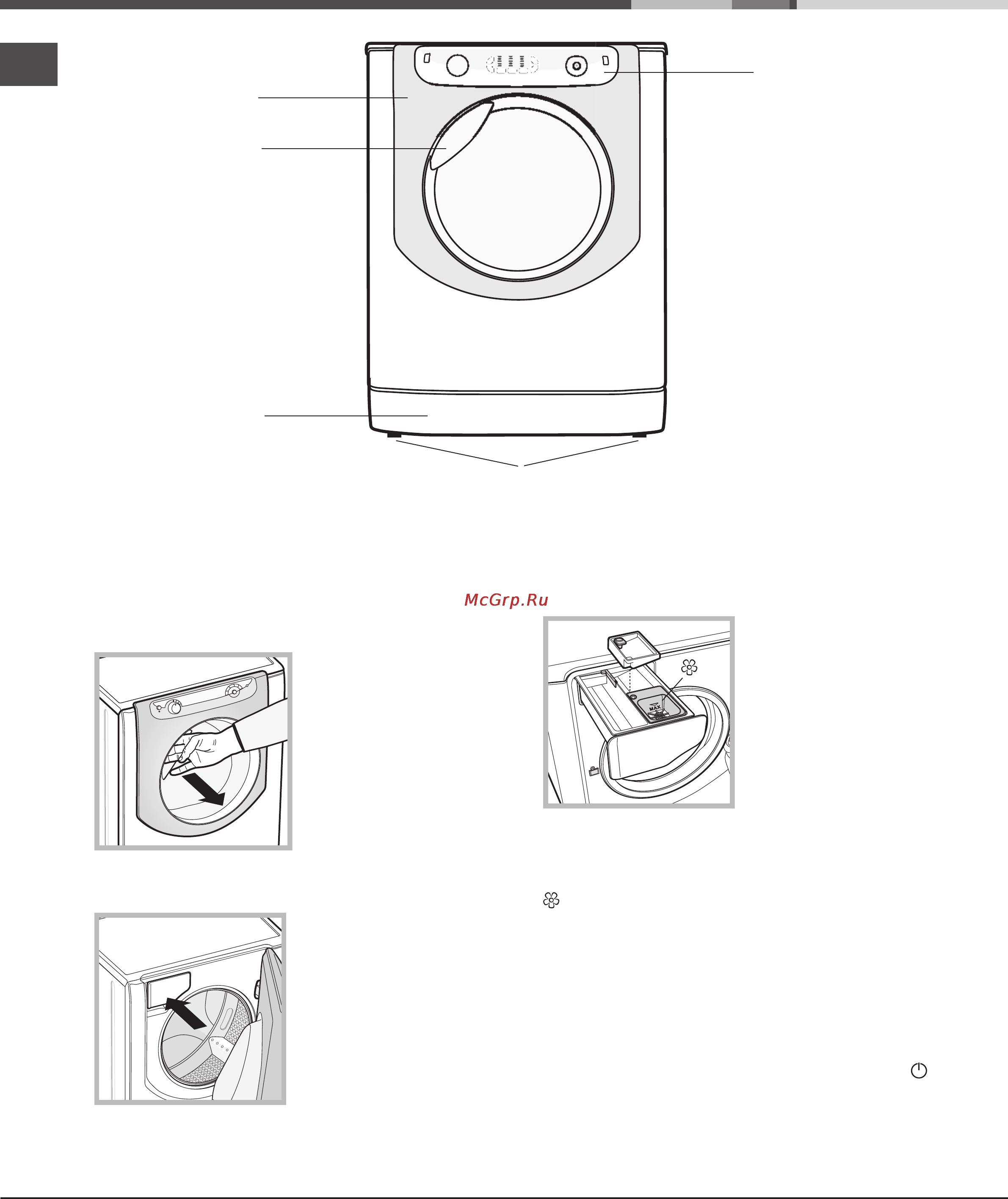 Ariston Aqualtis AQ7L 093 X [28/48] Descrição da máquina