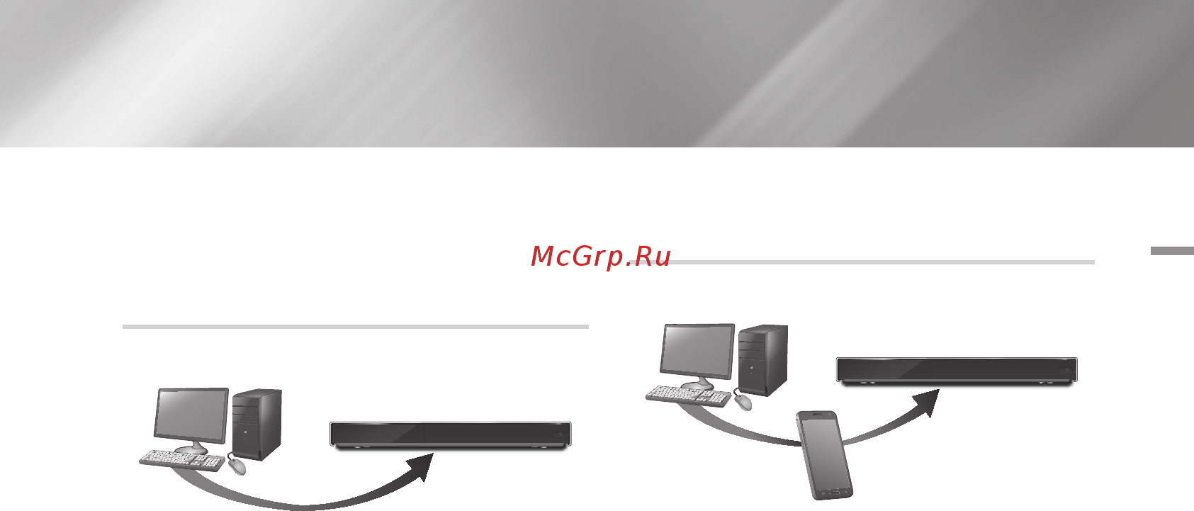 Samsung 4K BD-F7500 [111/216] Відтворення вмісту збереженого на пк або пристрої з підтримкою allshare за допомогою програвача дисків blu ray