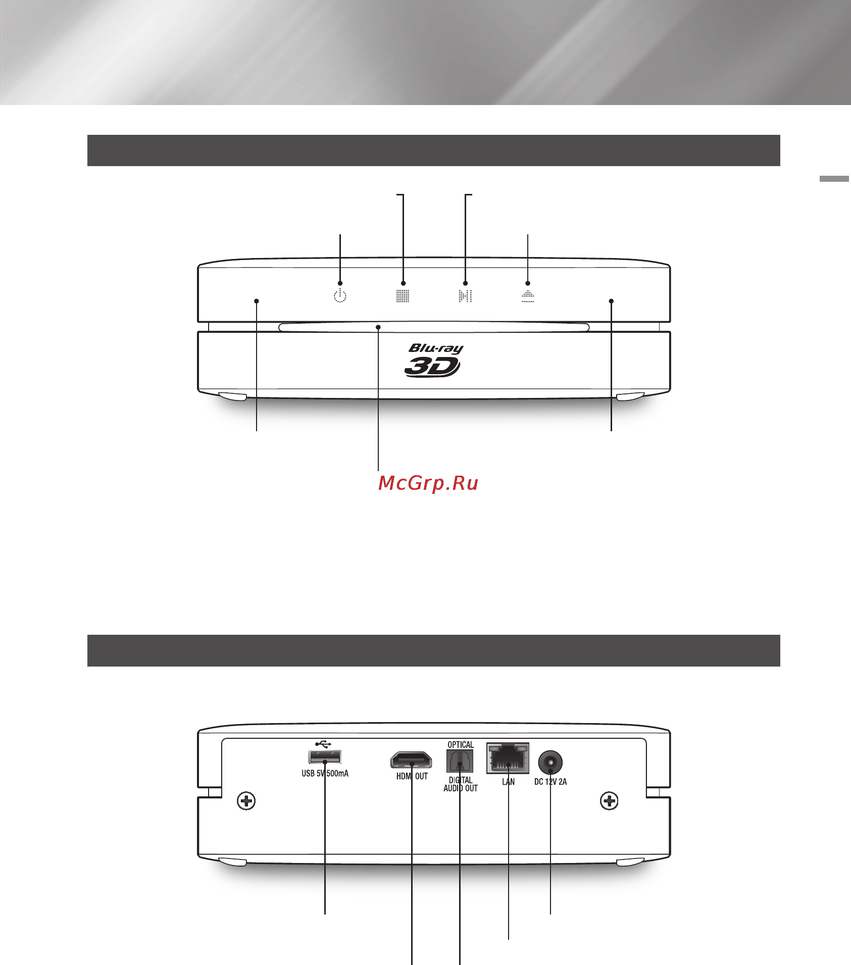 Samsung BD-ES6000 [13/174] Передняя панель