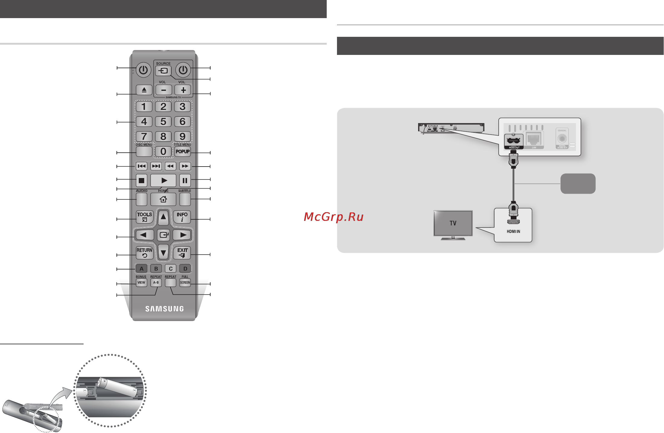 Samsung BD-F5100 [29/66] Підключення