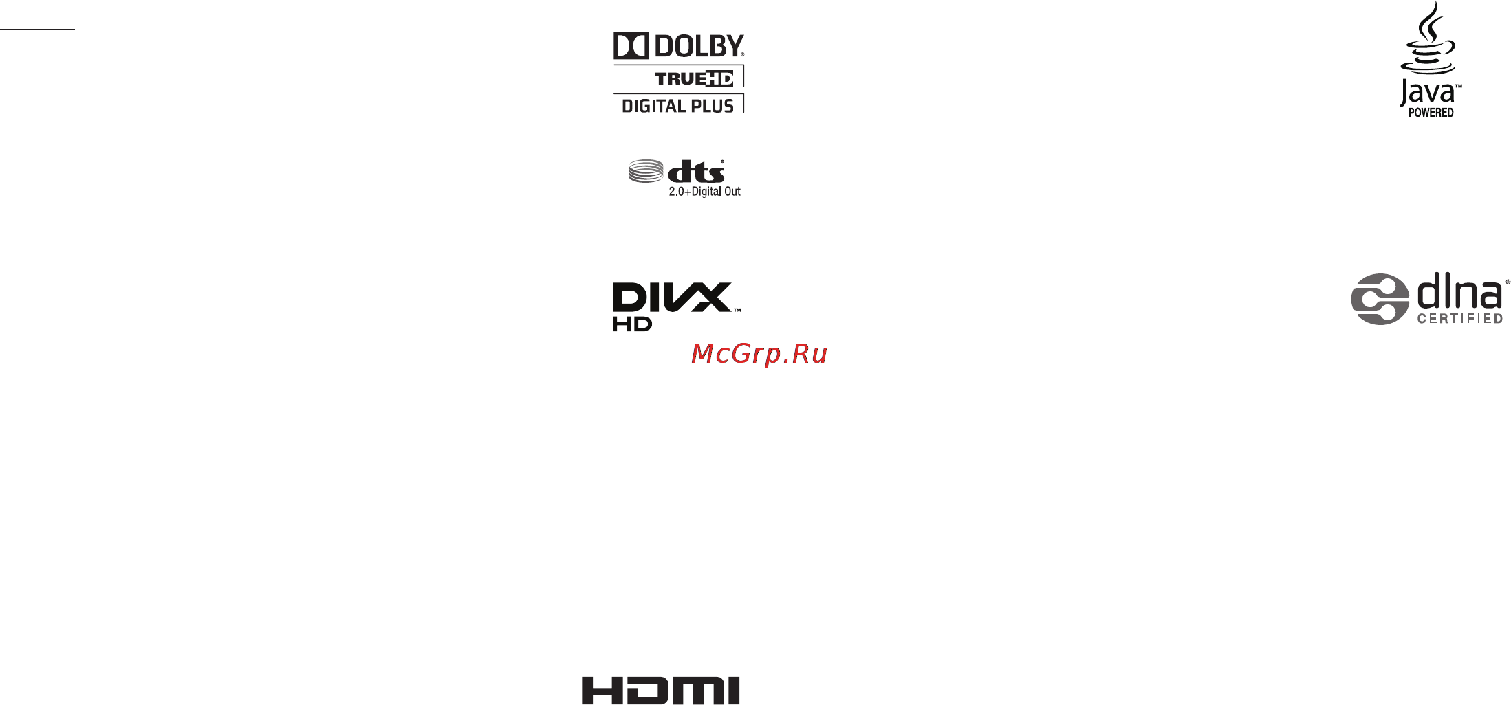 Samsung BD-F5100 [43/66] Ліцензія