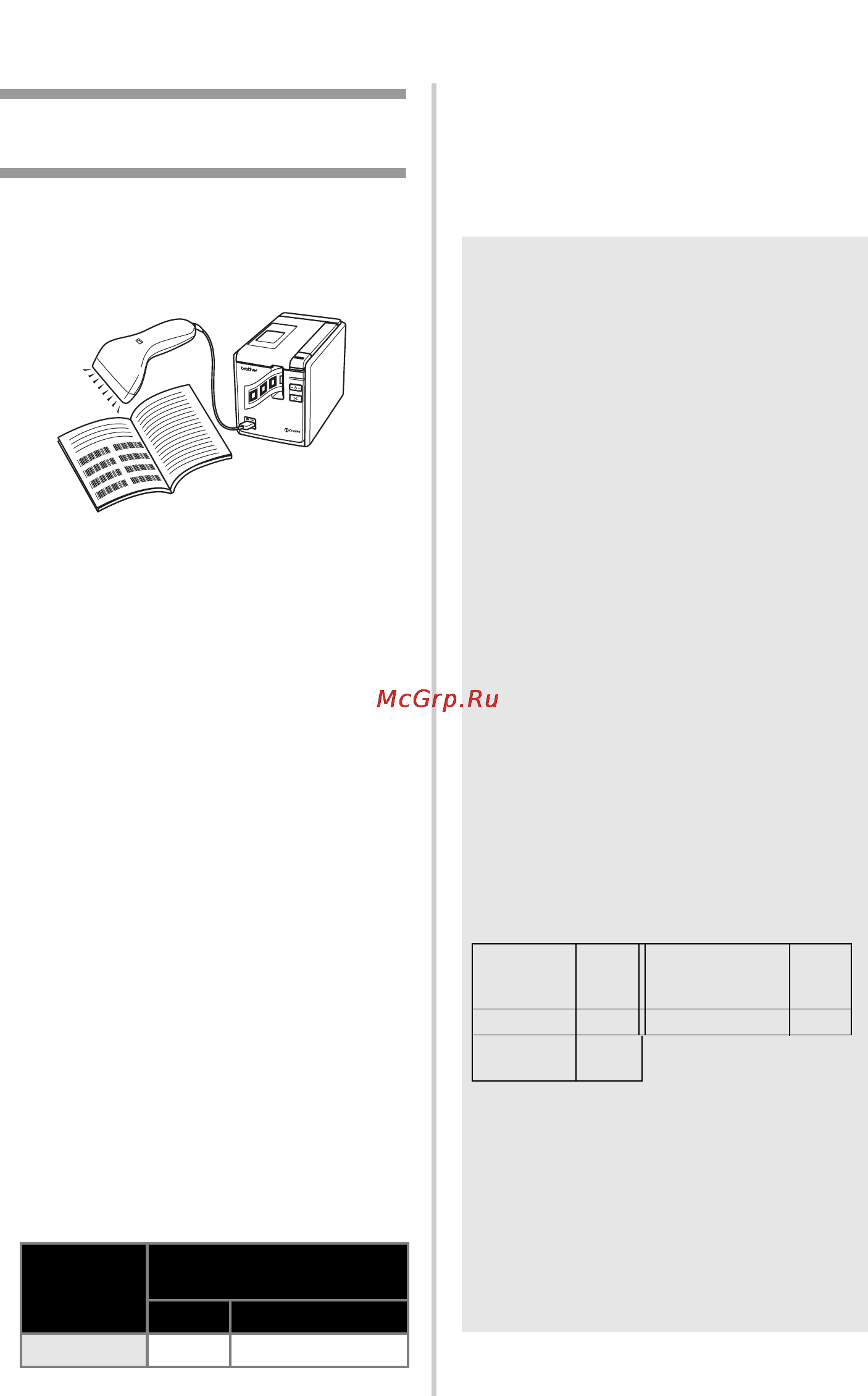 Brother PT-9700PC [29/46] Функция печати шаблонов штрихкодов