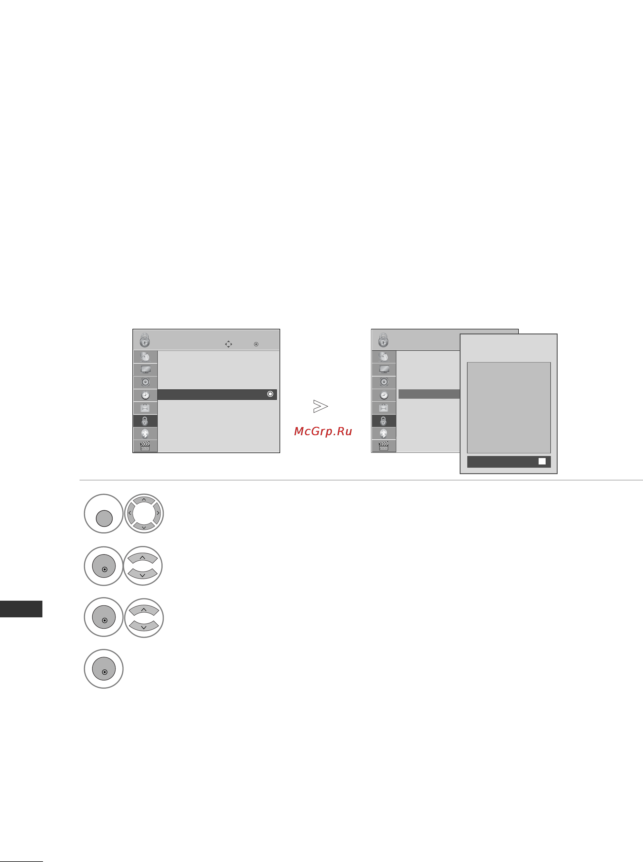 LG 42LG2100 [148/180] Родительским контроль реитинги