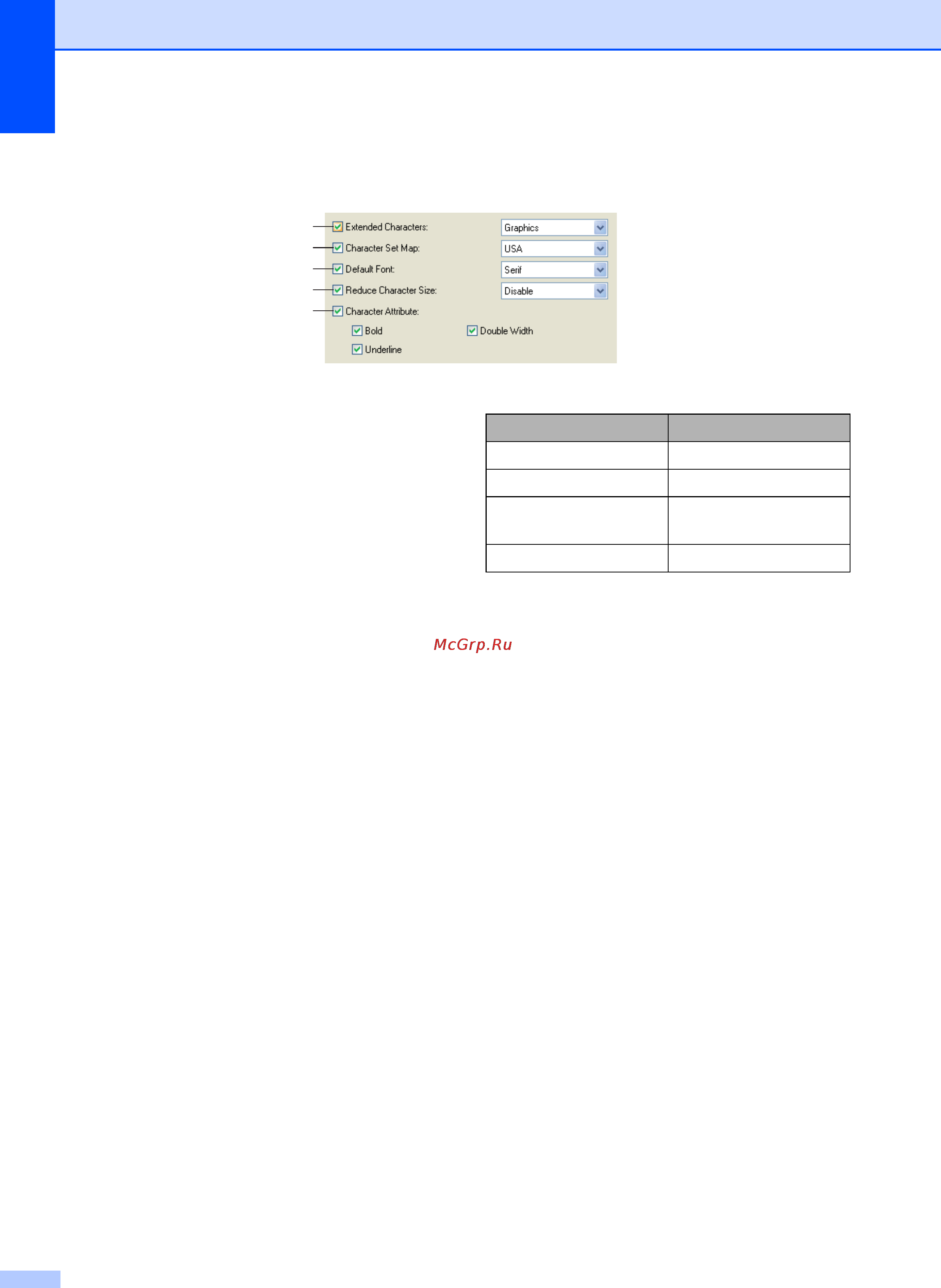 Brother PJ-662 [40/61] Defining internal font settings