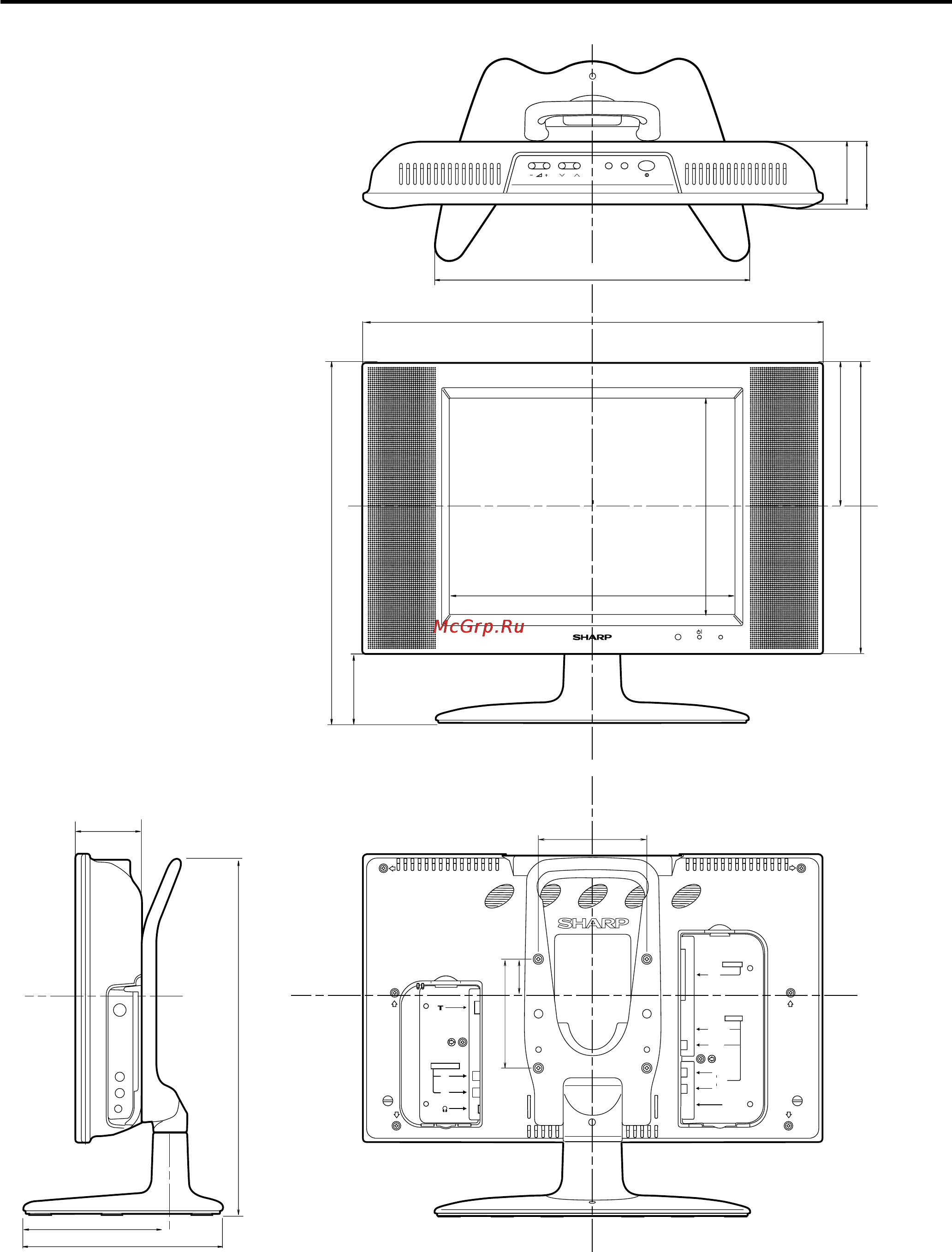 Sharp LC-13B4E [42/47] Audio out