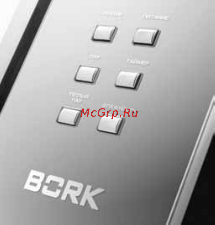 Bork H500 [17/32] Панель управления