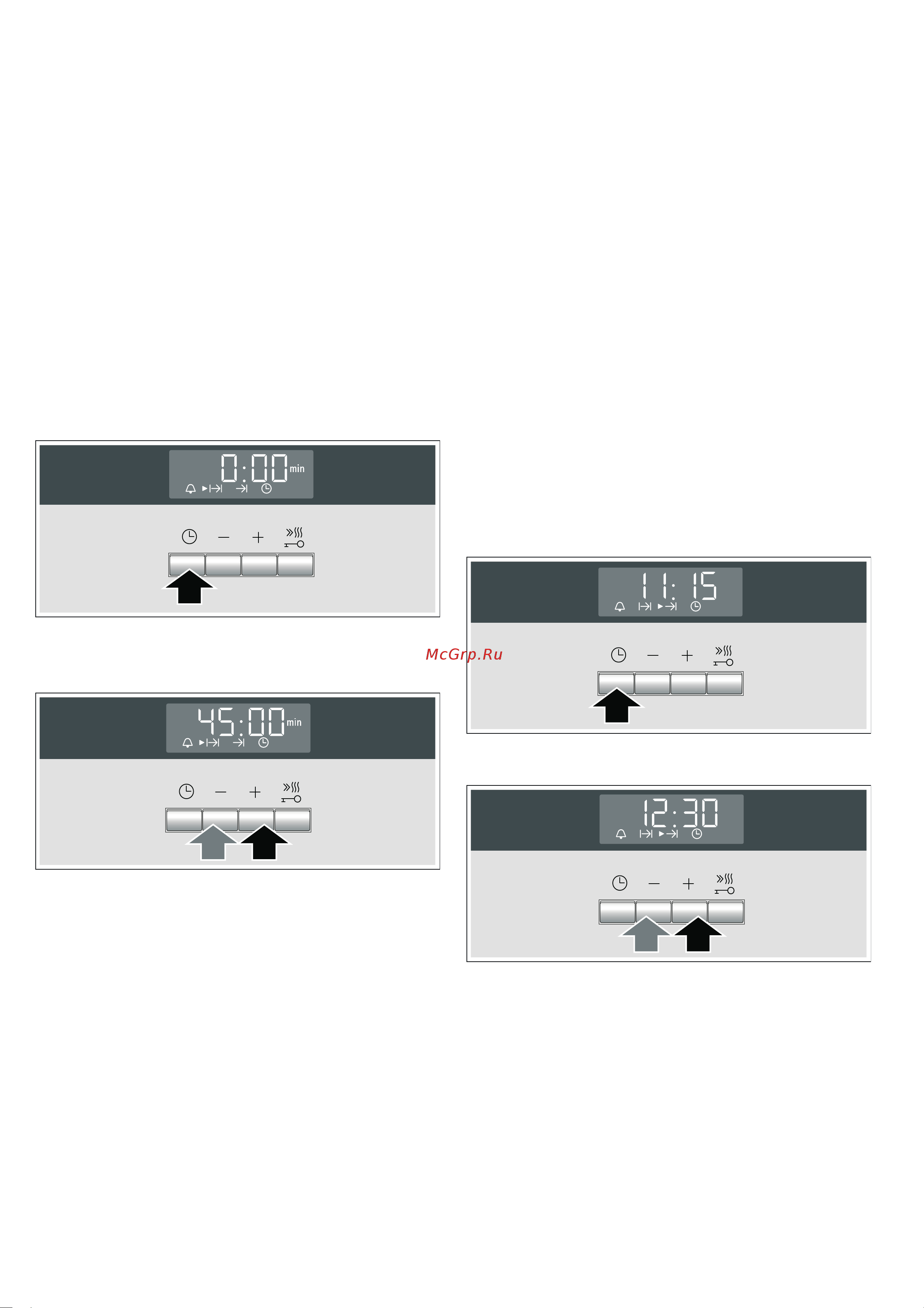 Siemens HB33A2540S [10/28] Время окончания
