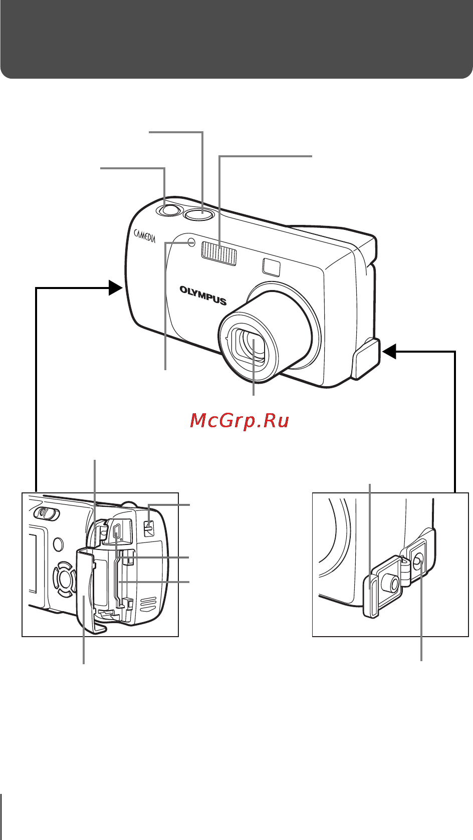 Olympus C-310 Zoom [4/52] Подготовка к работе