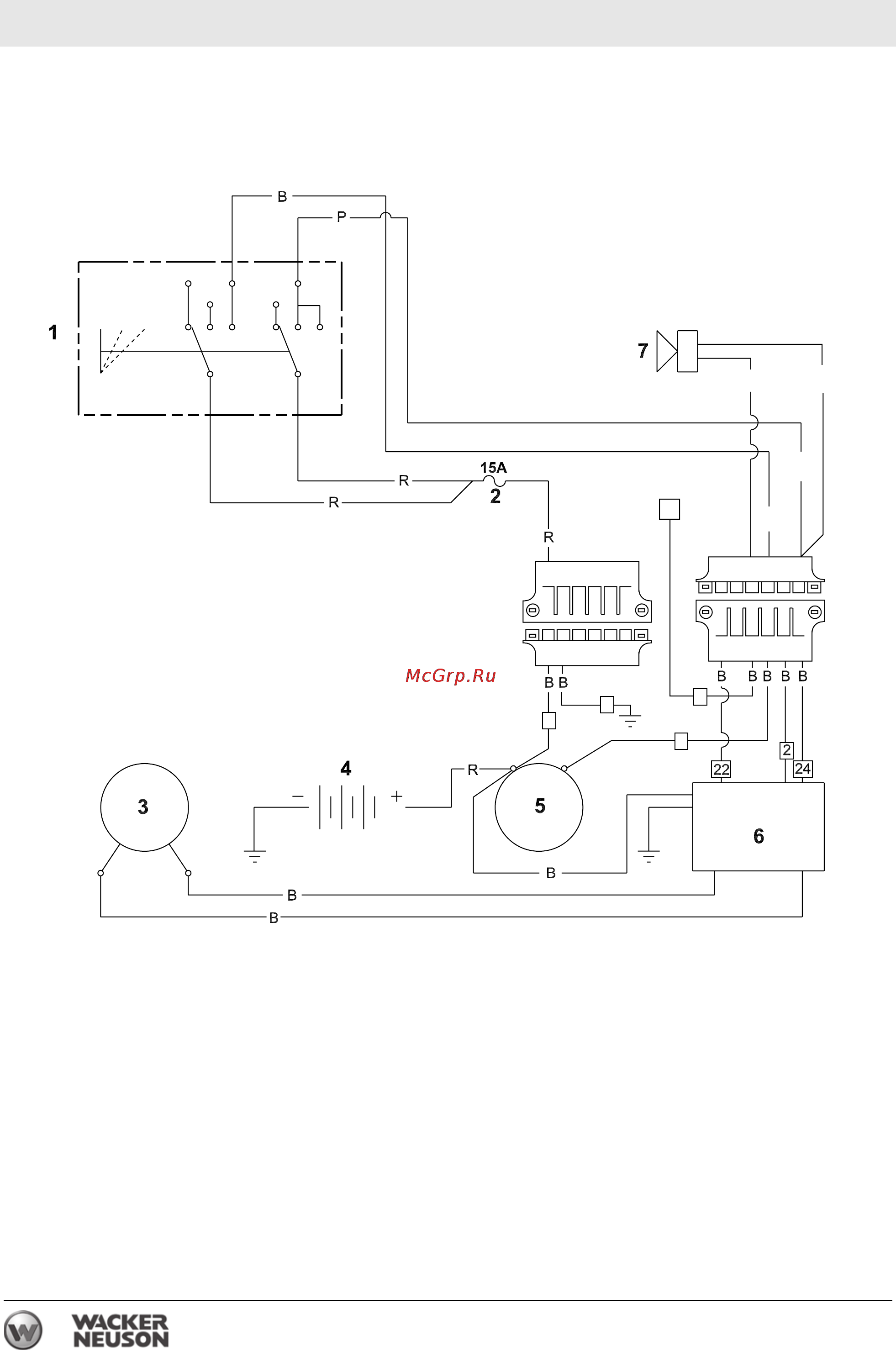 Wacker Neuson RD 7H-S 0009487 [68/74] Электрическая схема rd 7h es