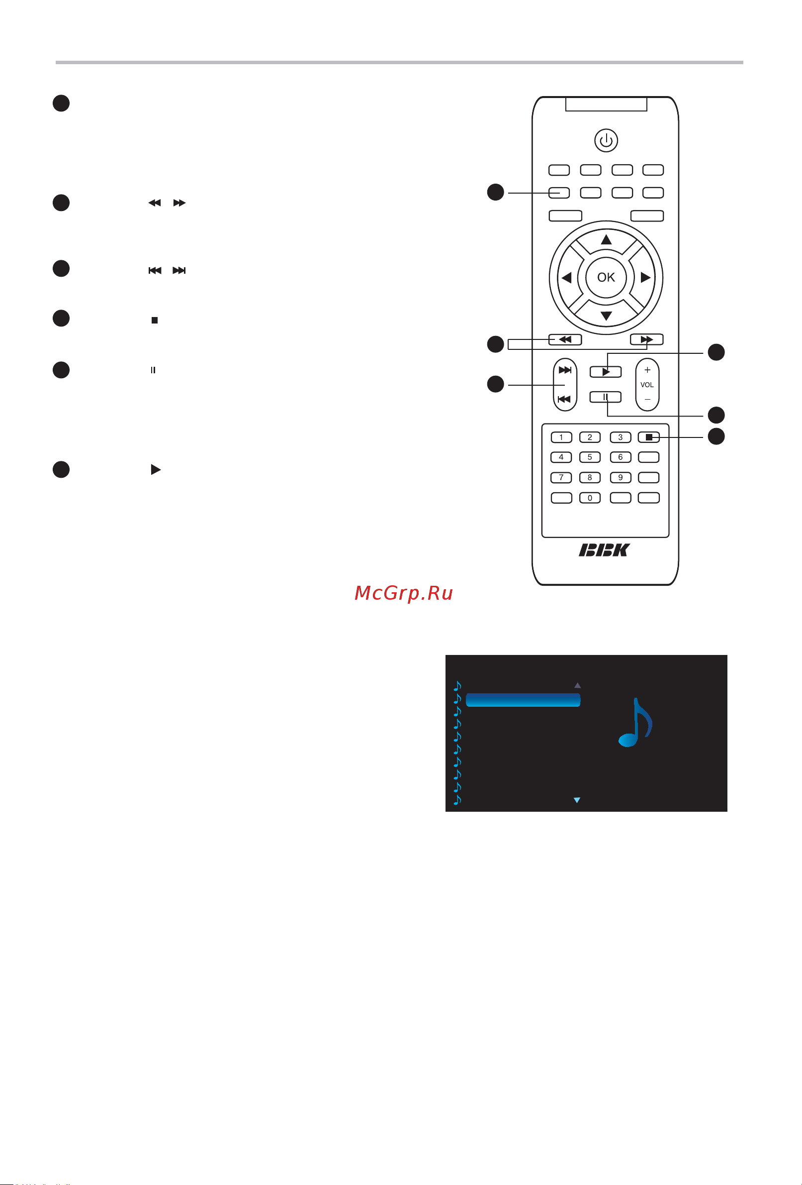 BBK NP102S Black [28/40] Основные операции с popcorntv