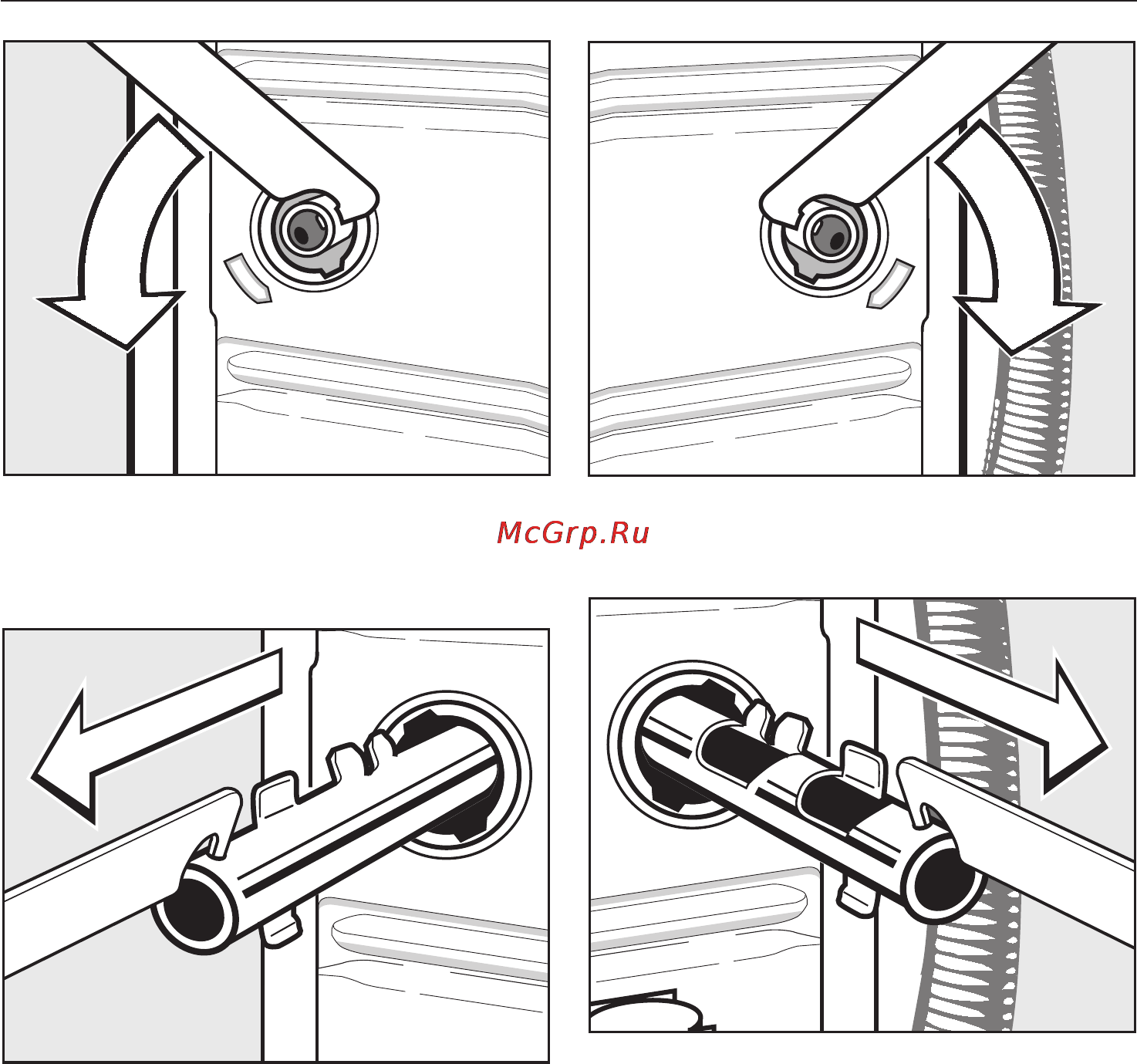 Miele W1613 White [46/68] Установка и подключение