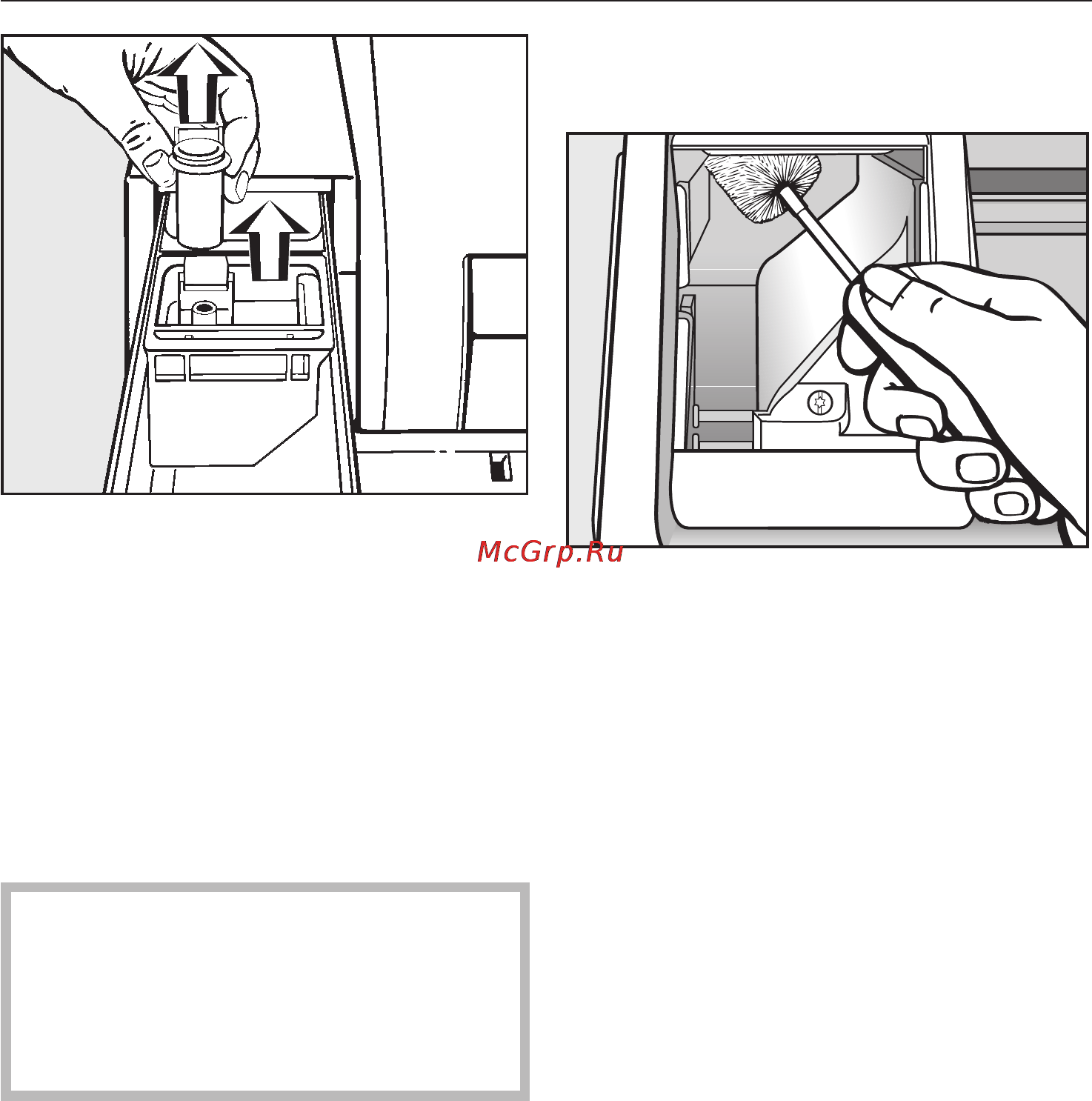 Miele W 614 WH [34/64] Чистка и уход