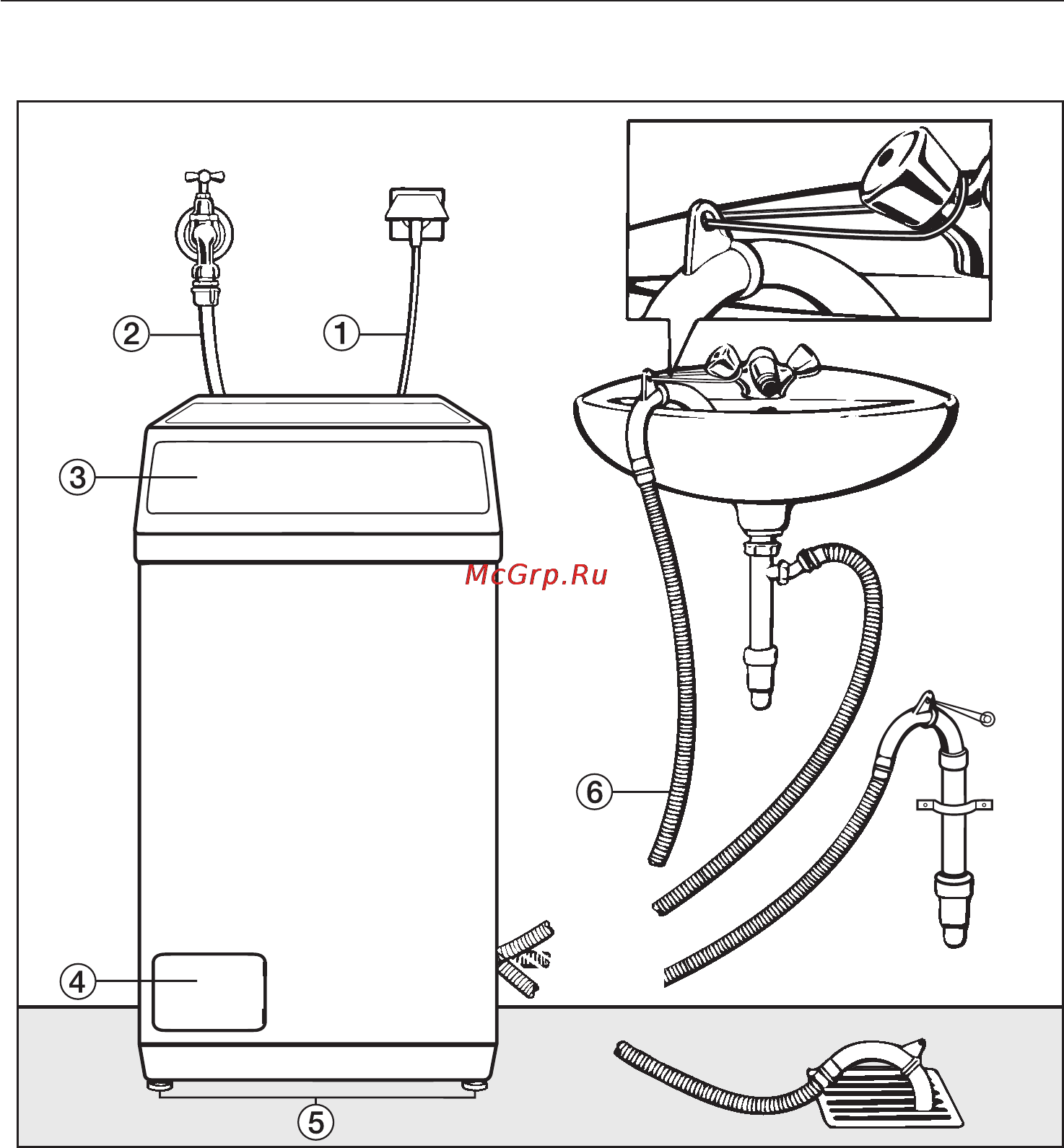 Miele W 614 WH [45/64] Âèä ñïåðåäè 45