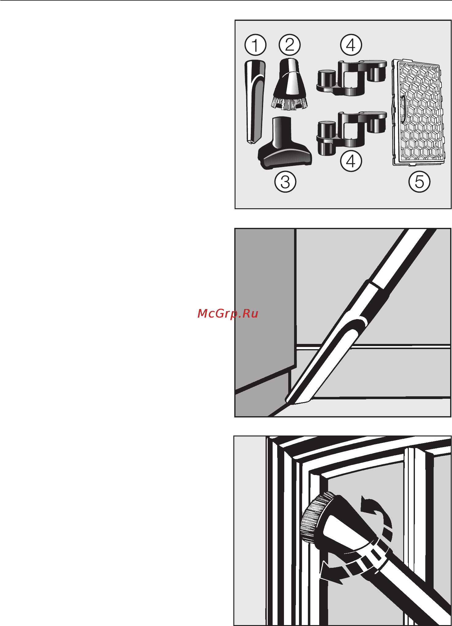 Miele S 5211 Black [14/44] Использование принадлежностей