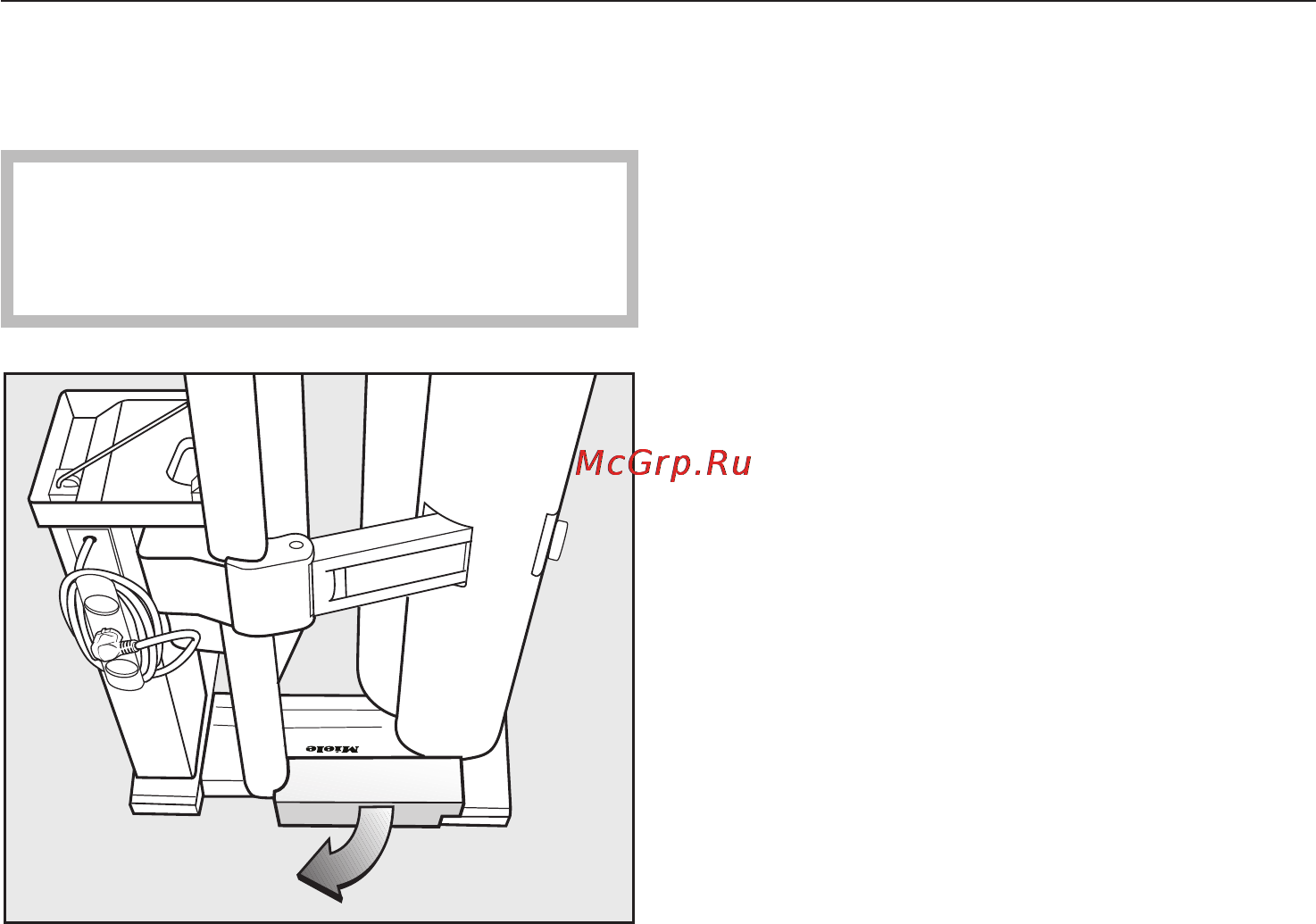 Miele B995 D [10/44] Т ранспортировочное крепление