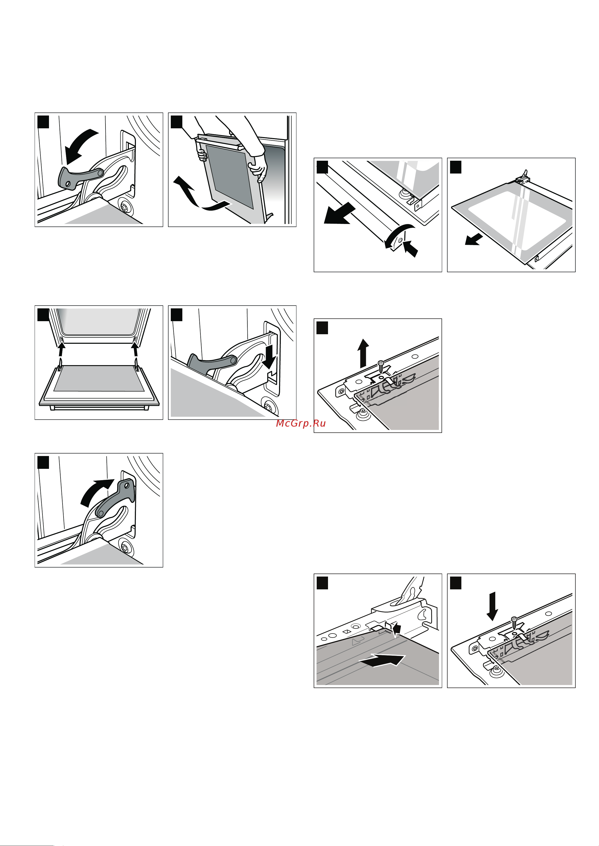 Siemens HB38AB590 [18/40] Removing and installing the door panels