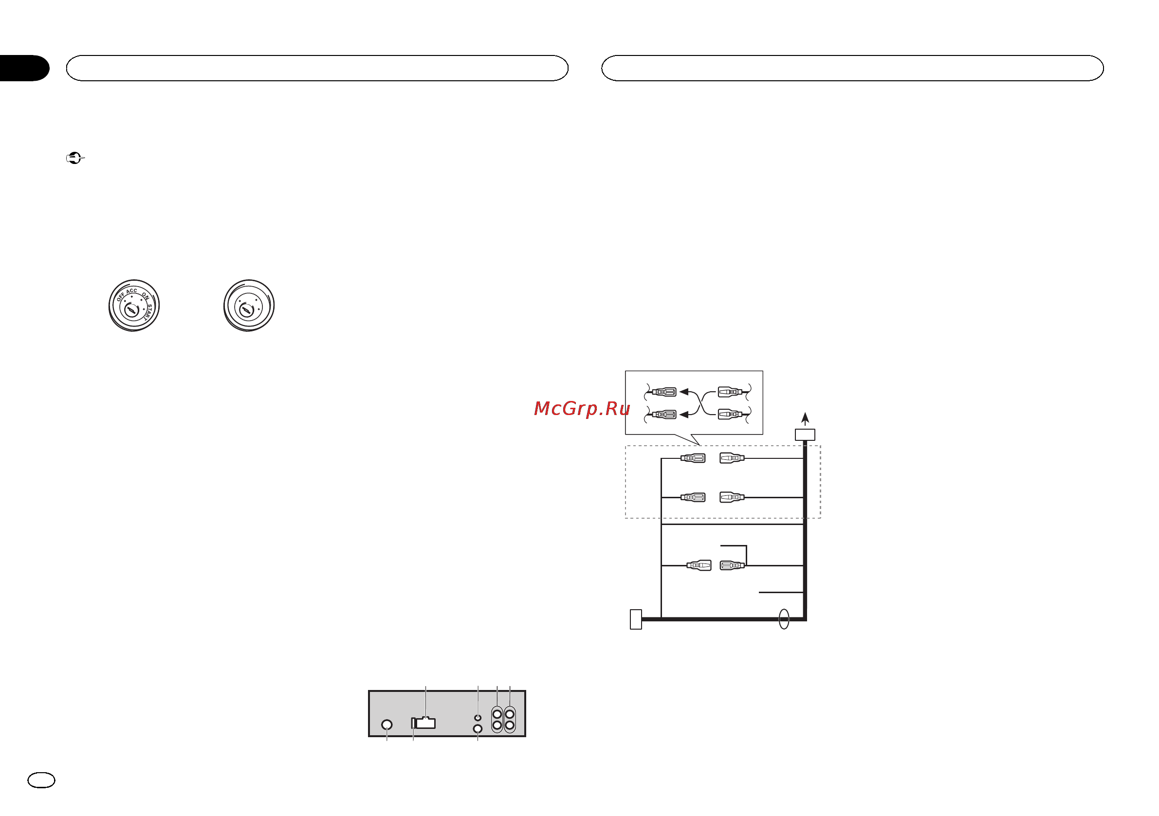 Pioneer DEH-X3600UI [52/148] Collegamenti