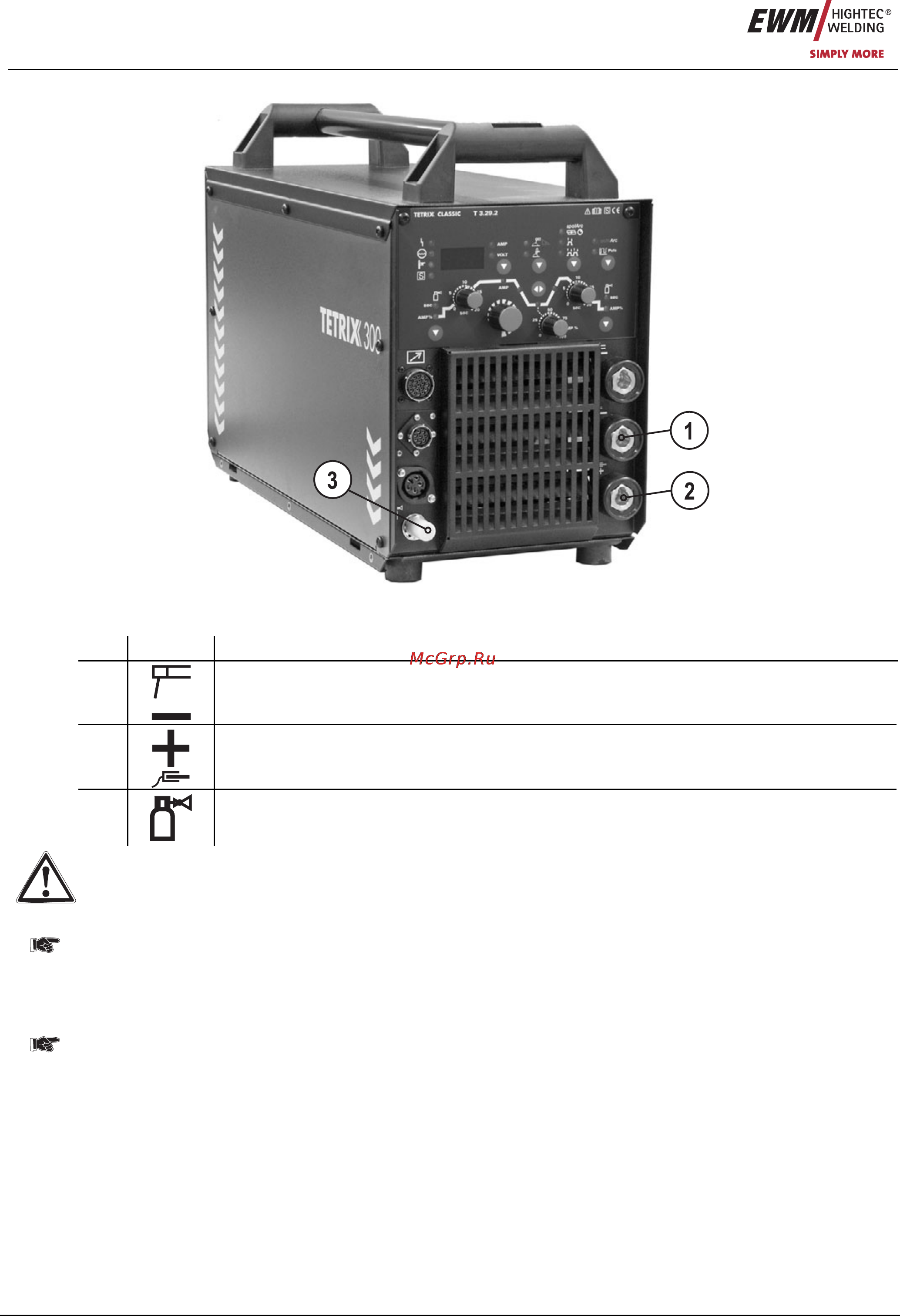 Ewm TETRIX 300 activArc TGD Classic 090-000098-00102 [48/60] Ввод в эксплуатацию