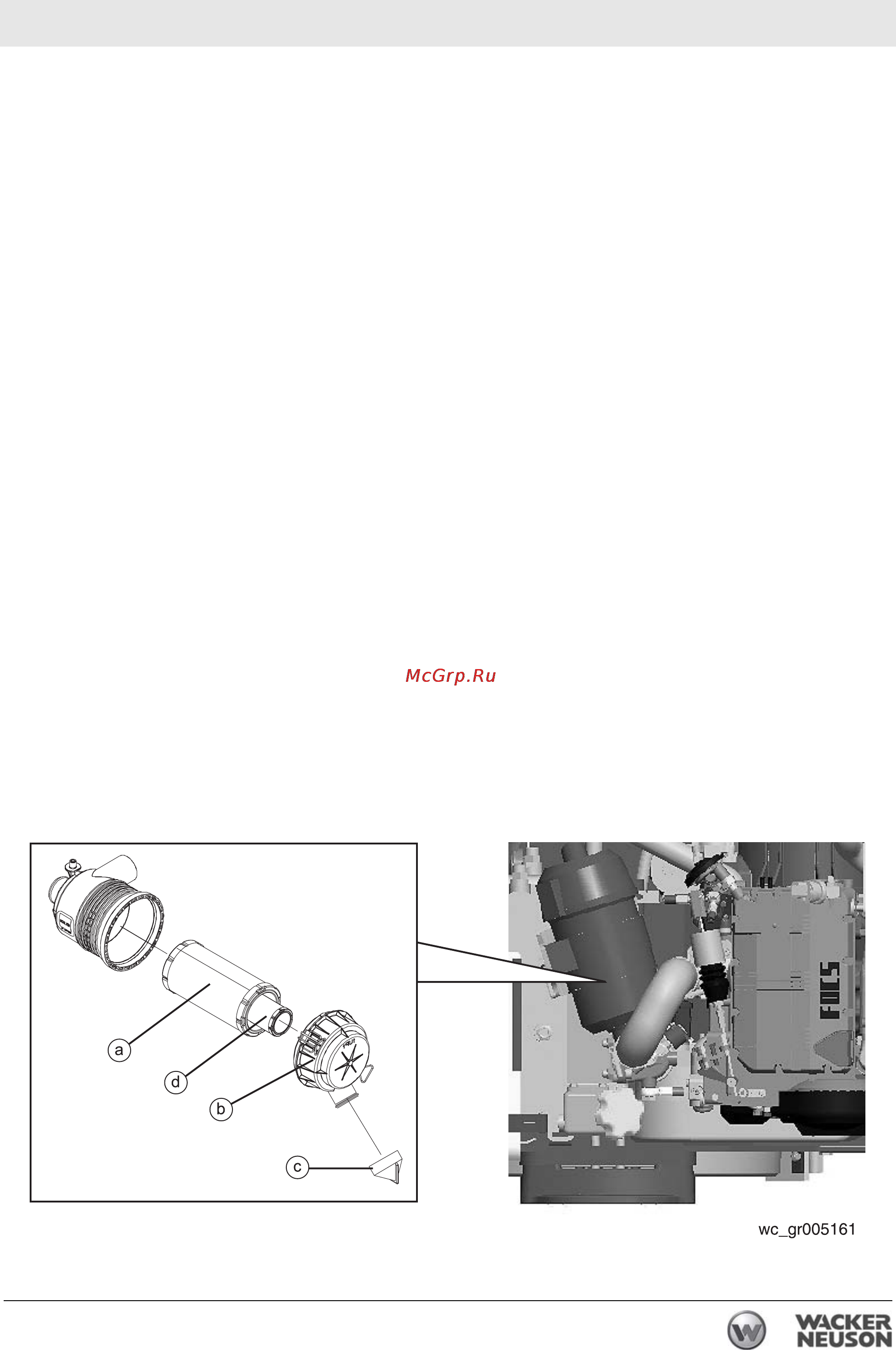 Wacker Neuson RD 16-100 0620402 [79/110] Âîçäóøíûé ôèëüò² äâèãàòåëø