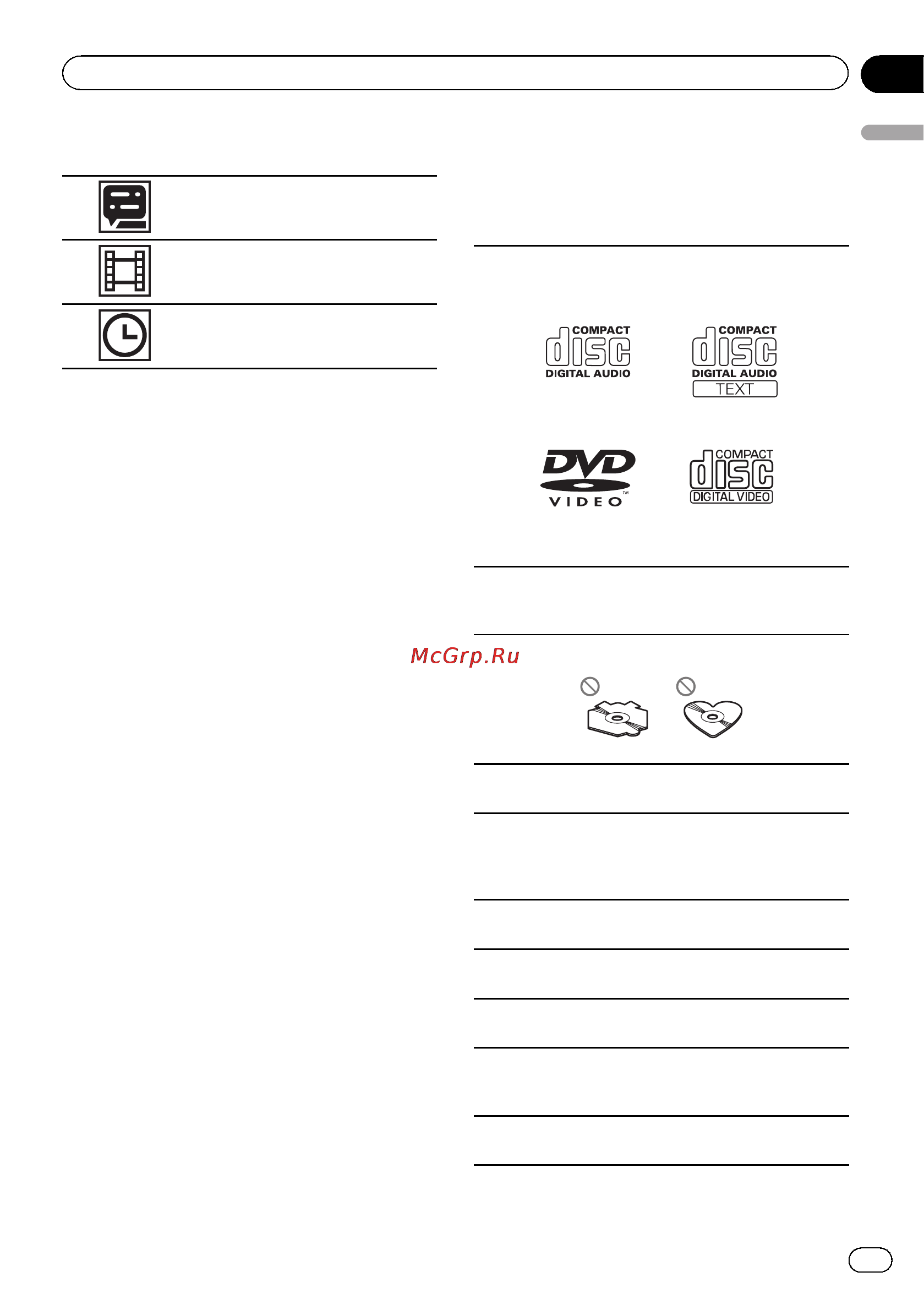 Pioneer AVH-5400DVD [73/88] Дополнительная информация