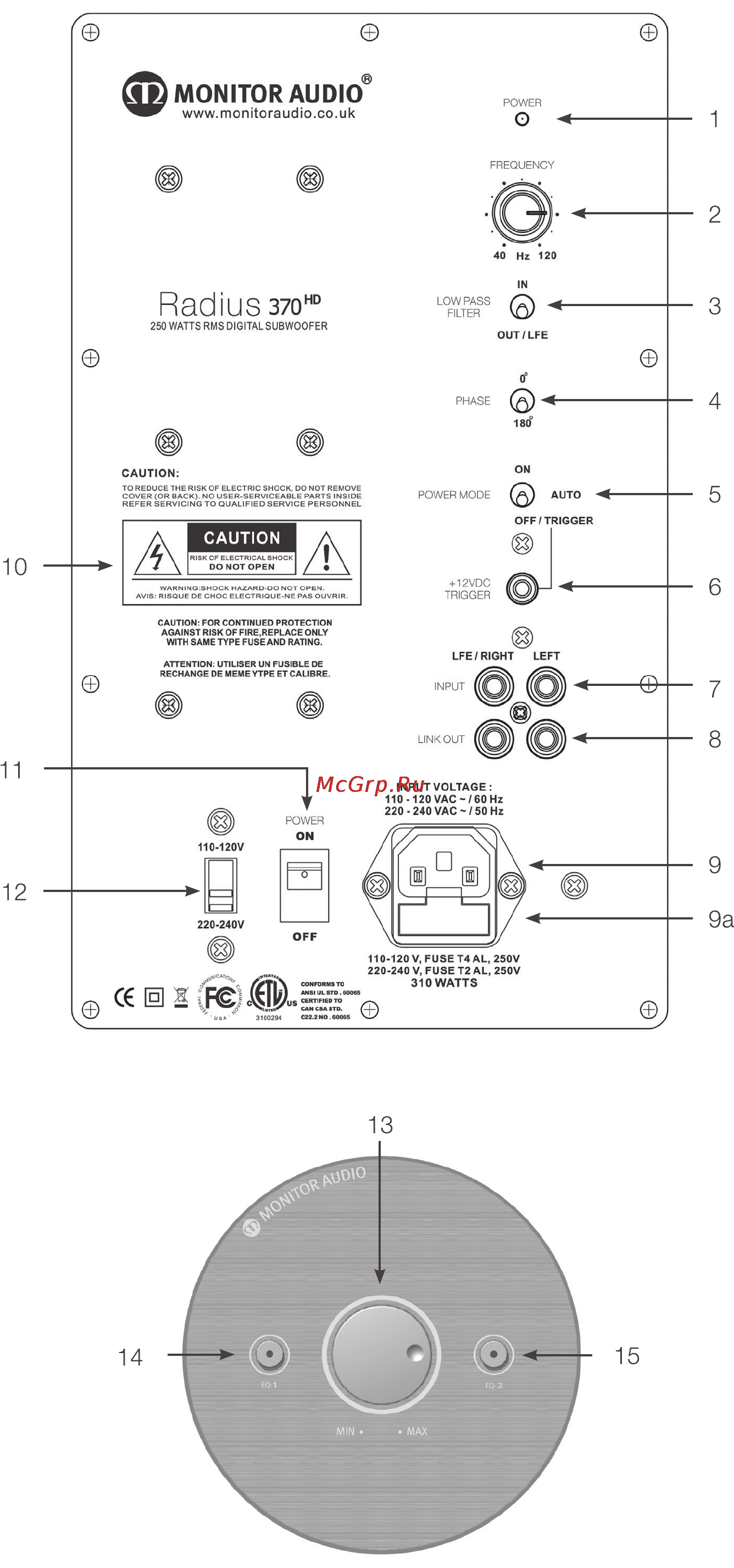 Monitor Audio Radius 370HD White Gloss Инструкция по эксплуатации онлайн [8/18] 26227