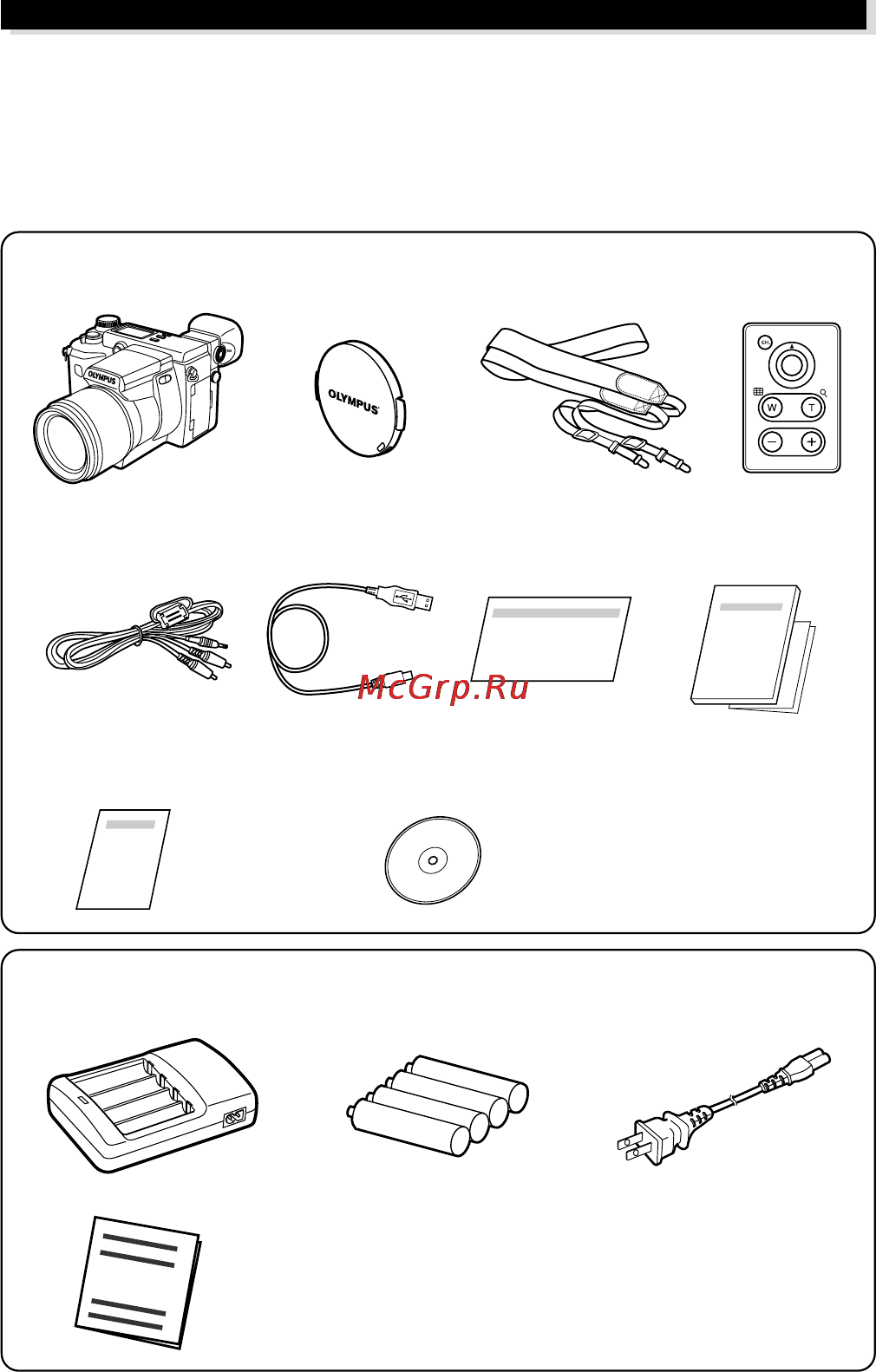 Olympus E-100 RS Инструкция по эксплуатации онлайн [6/44] 740475