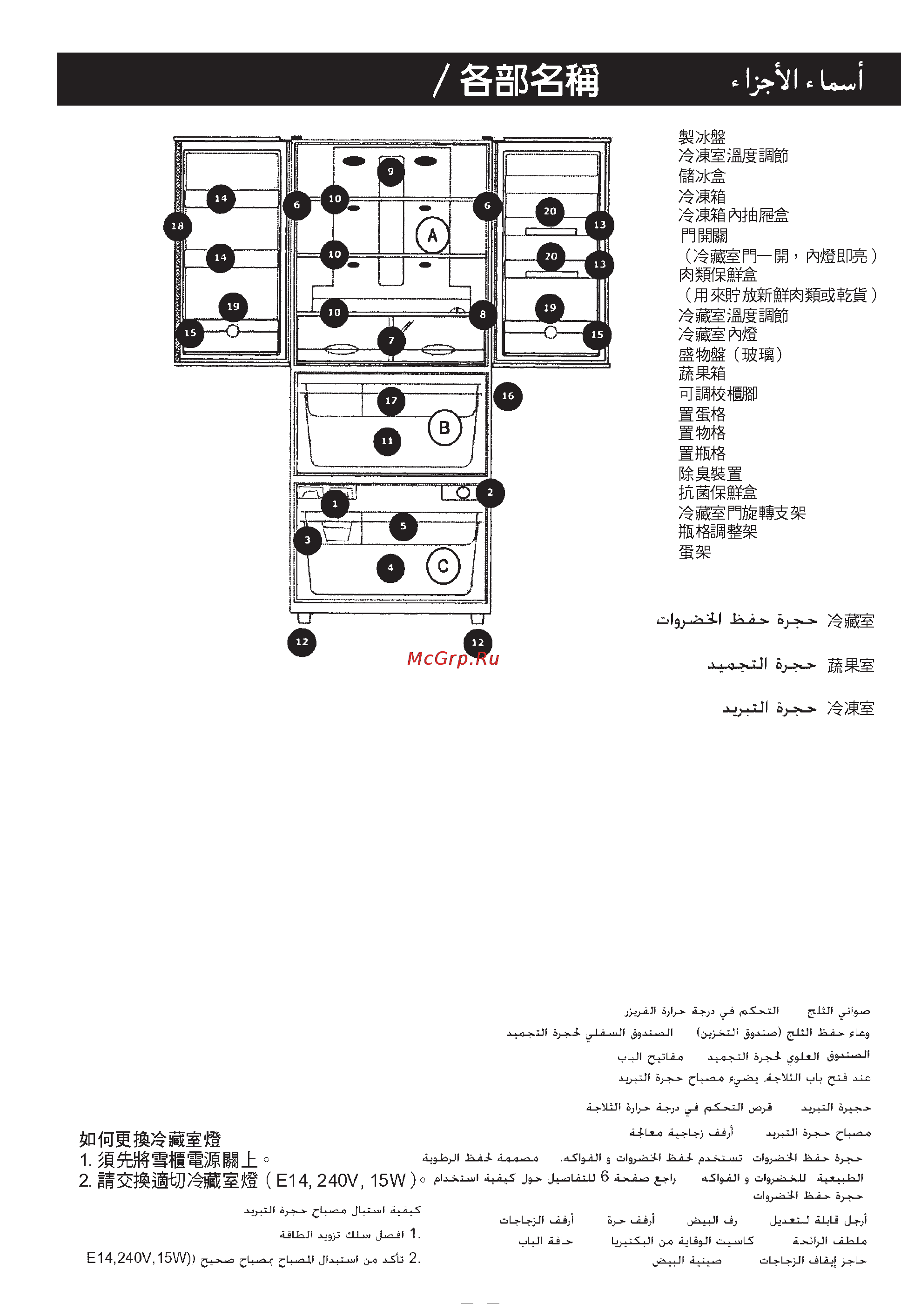 Panasonic NR-D700R [2/16] Freezer compartment