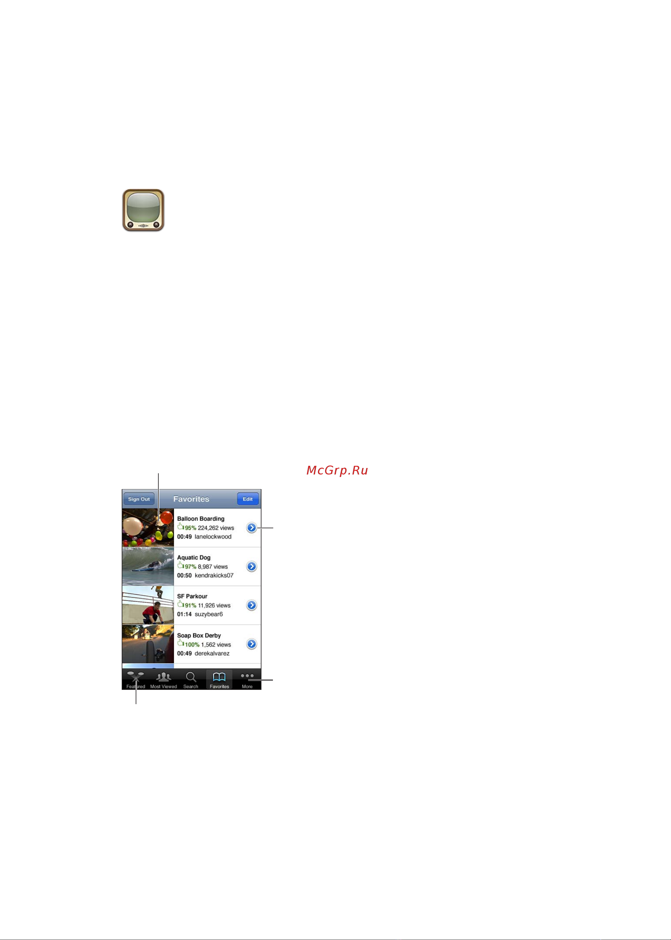 Apple iPod touch iOS 5.0 [85/162] Youtube