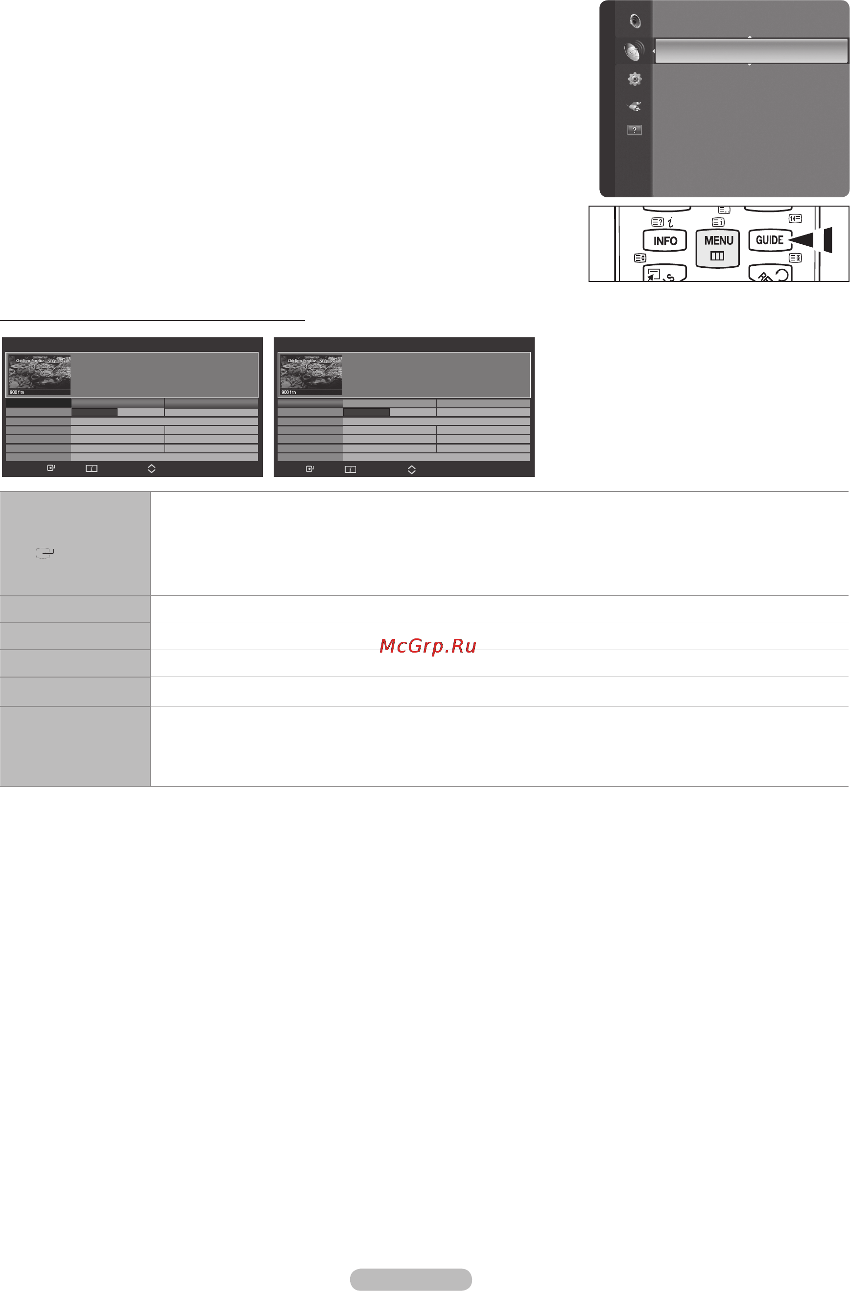 Samsung PS50B430P [13/63] Only analogue channels