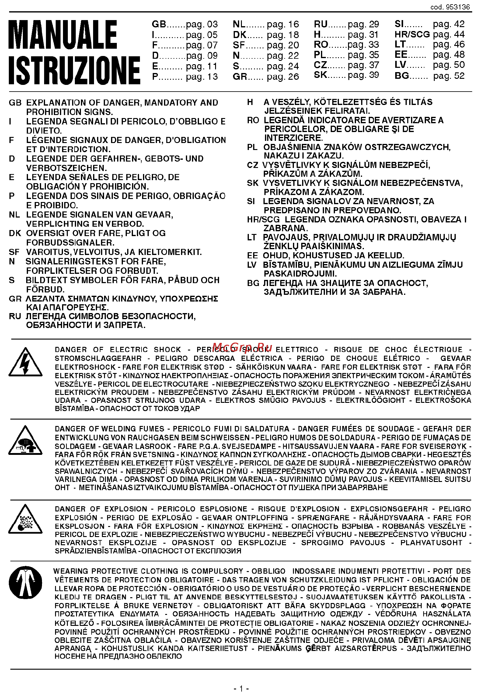 Telwin Linear 280 230-400V Инструкция по эксплуатации онлайн