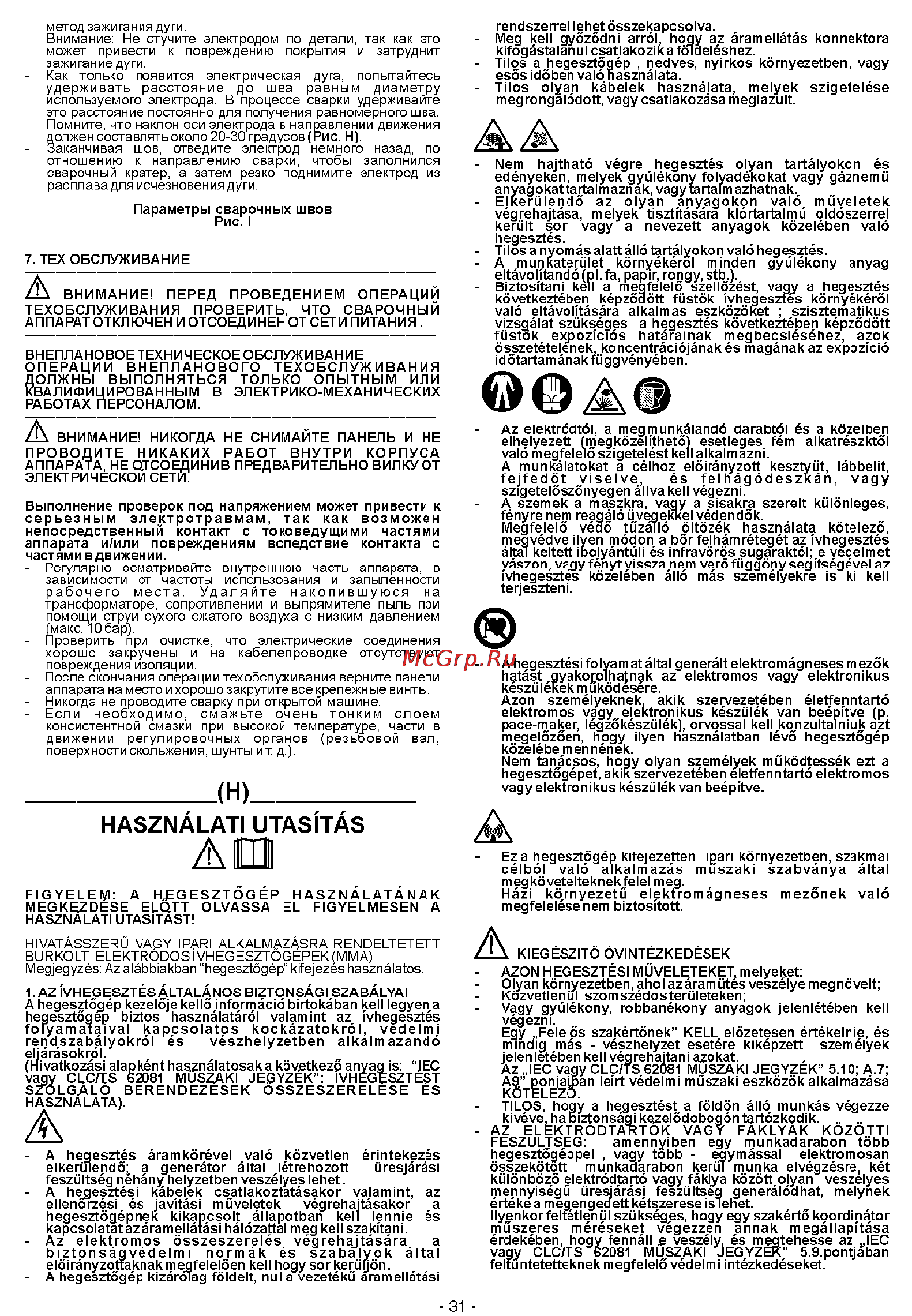 Telwin Linear 280 230-400V [5/9] Hasznälati utasitäs