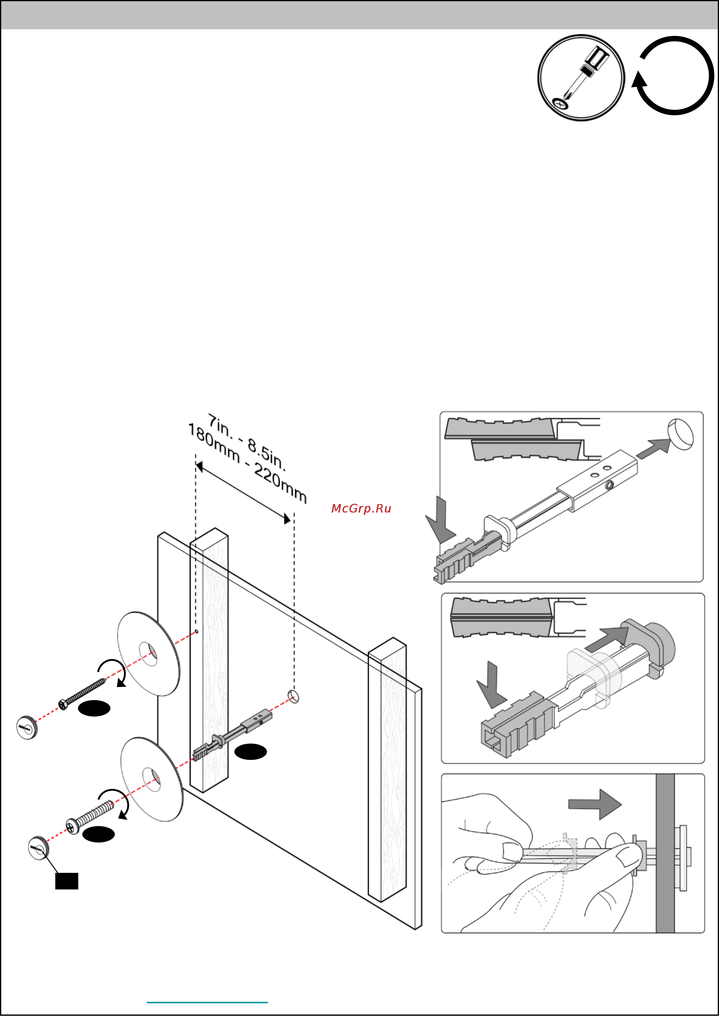 Omnimount VB60LED Black [15/20] Step 5 wood stud dry wall continued