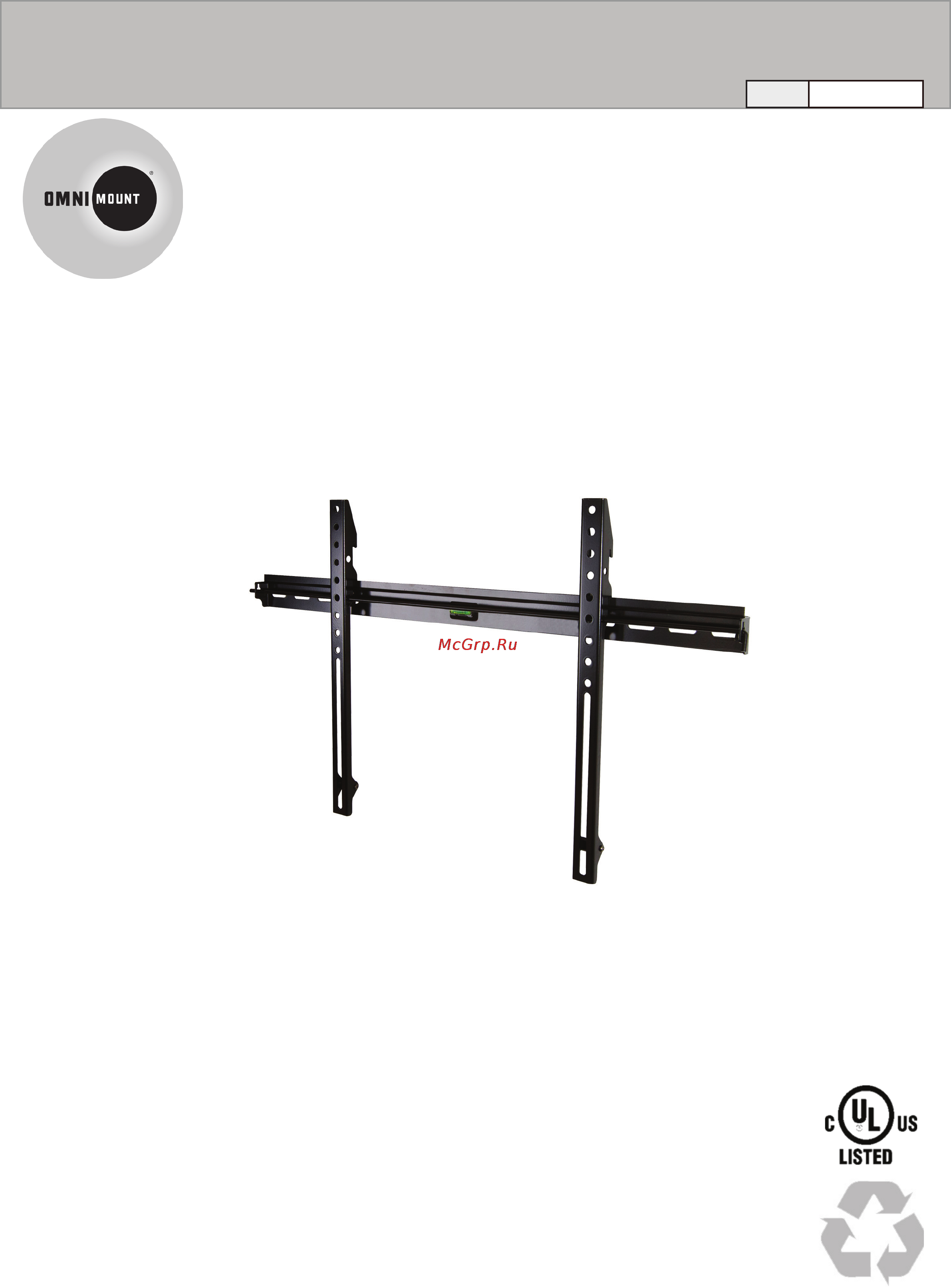 Omnimount OC150F Инструкция по эксплуатации онлайн