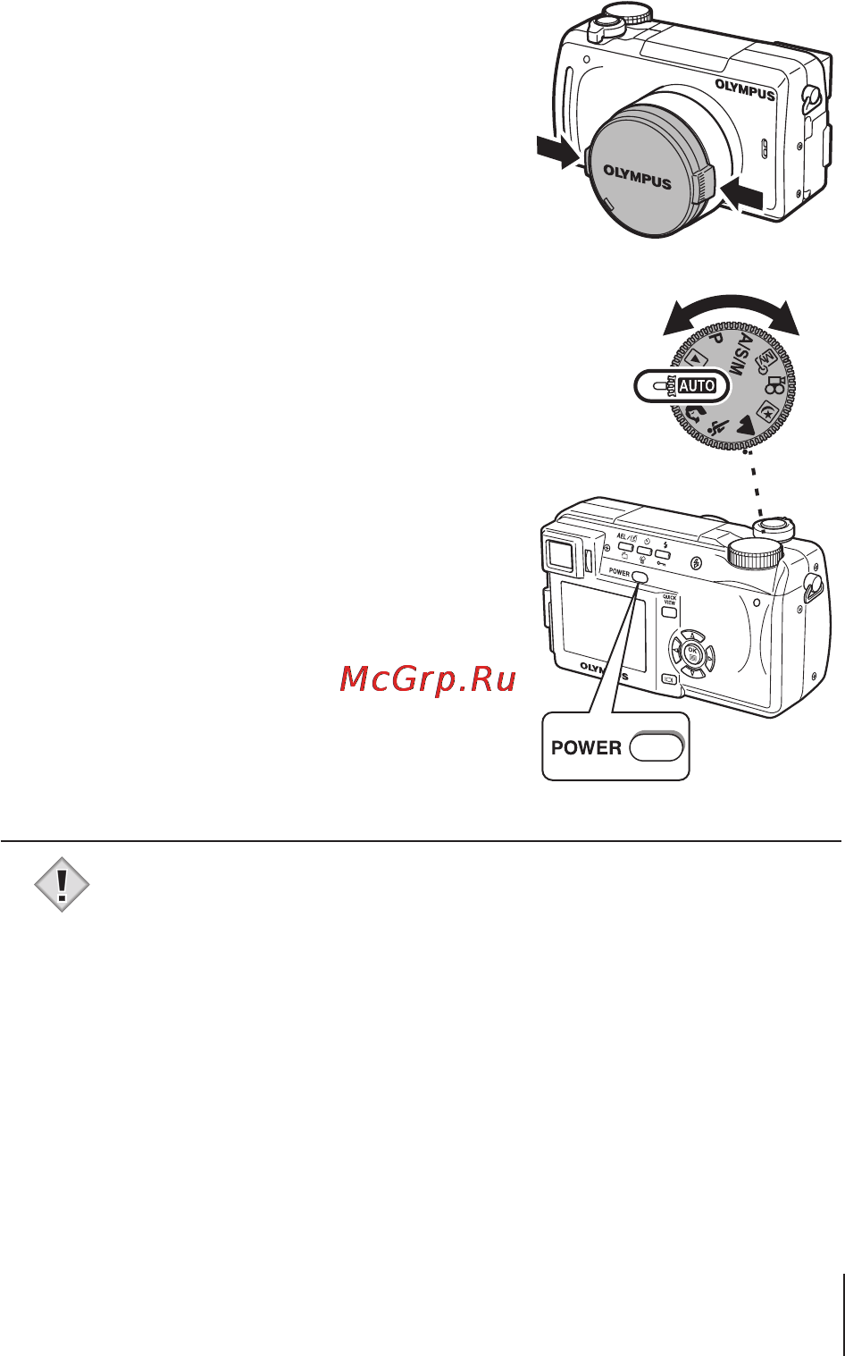 Olympus C-760 Ultra Zoom [13/56] Нажмите кнопку питания