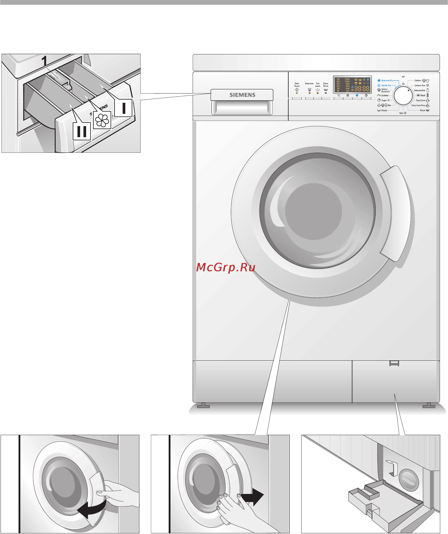 Siemens WD12D420 [7/62] Introducing your washer dryer