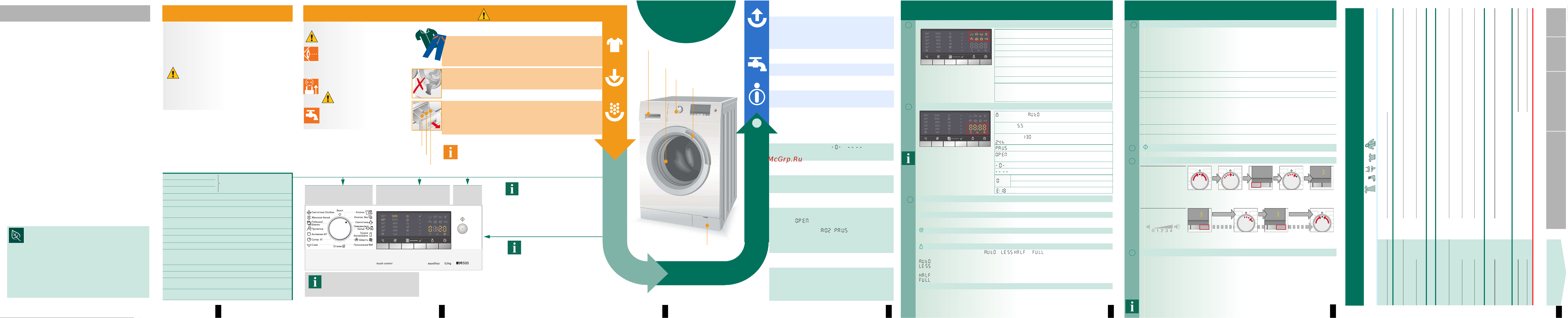 Siemens WS12M440 Инструкция по эксплуатации онлайн