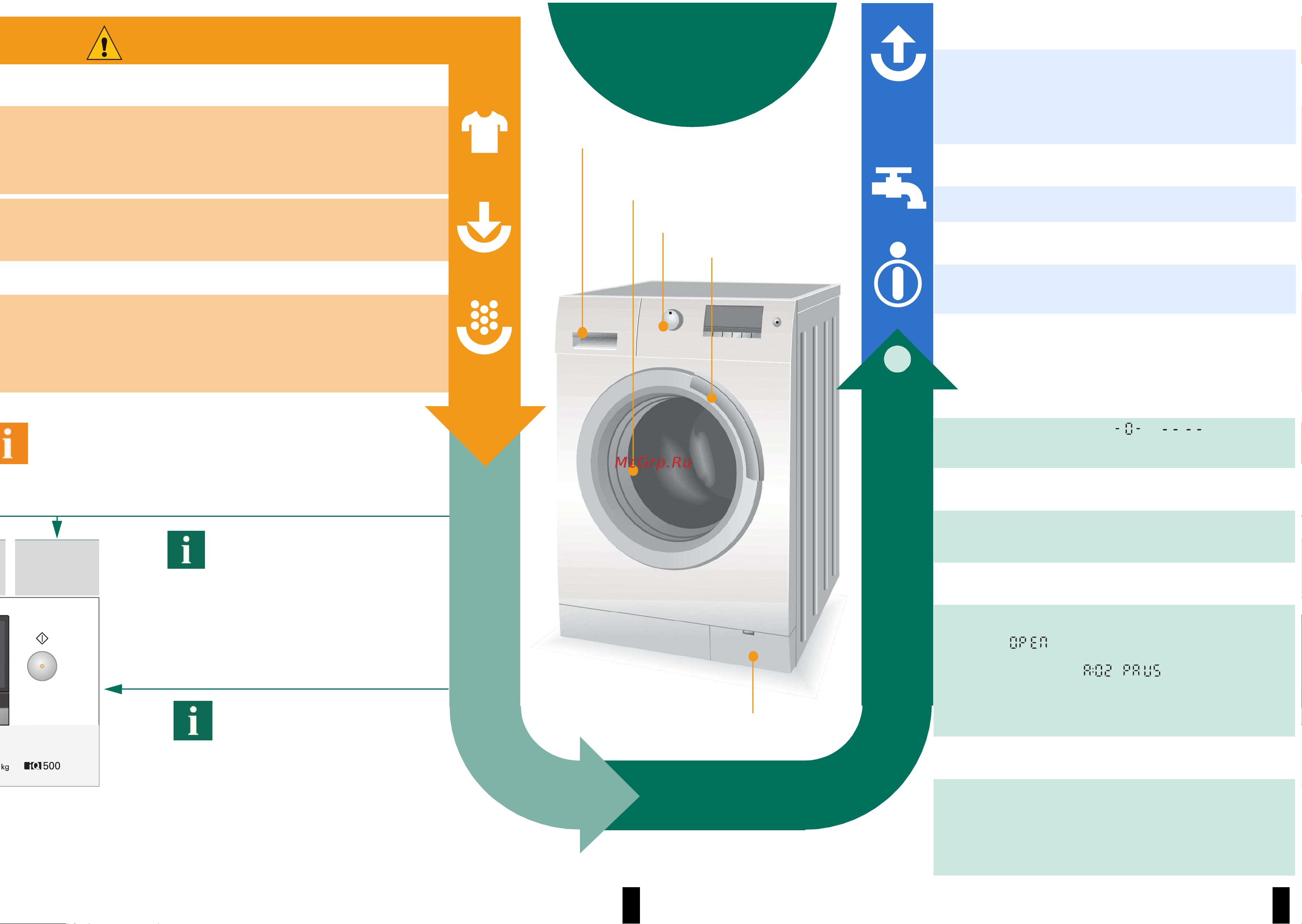 Siemens WS12M440 [4/10] Выключение