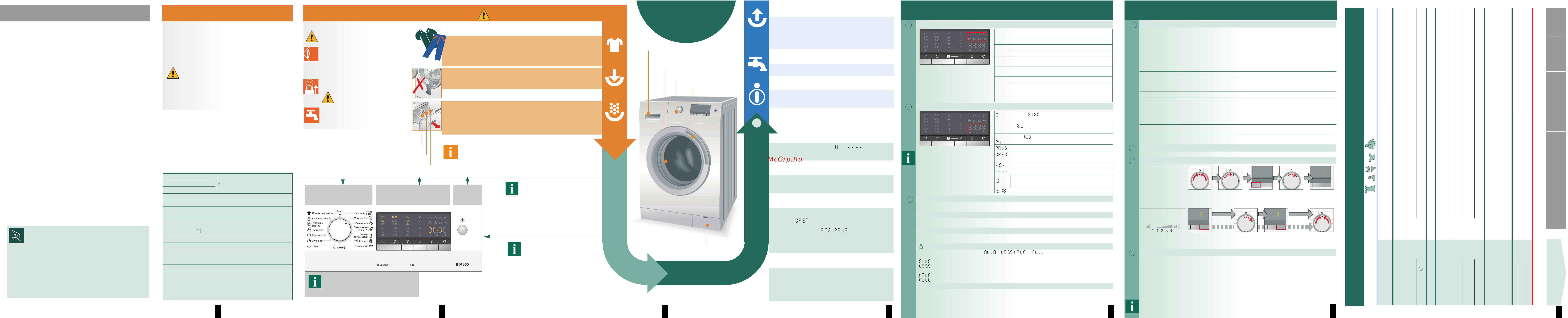 Siemens WS12M441 Инструкция по эксплуатации онлайн