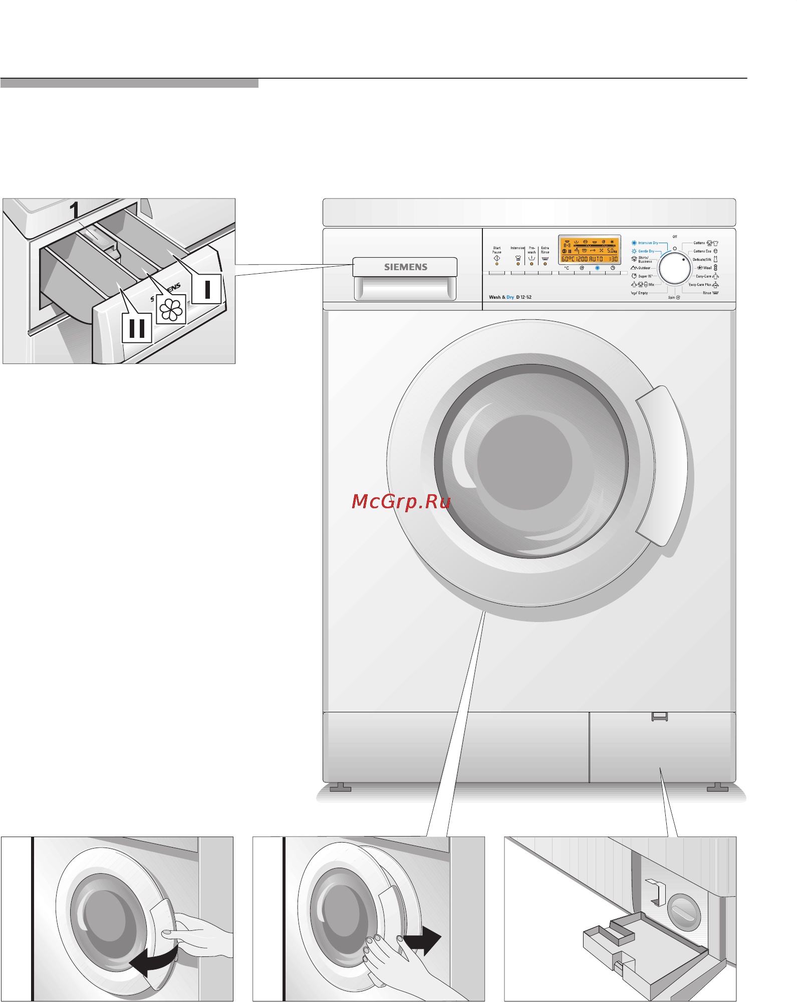 Siemens WD12D520 [7/63] Introducing your washer dryer