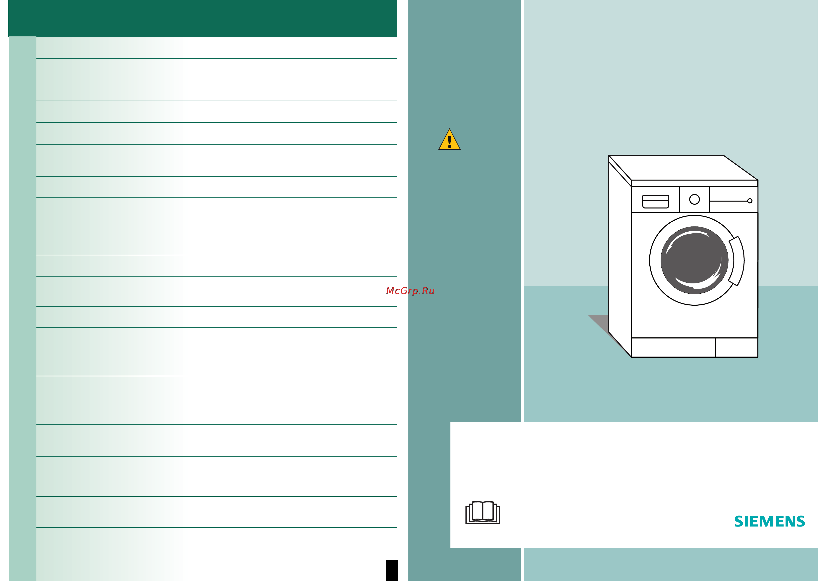 Siemens WM10E164 [8/8] What to do if