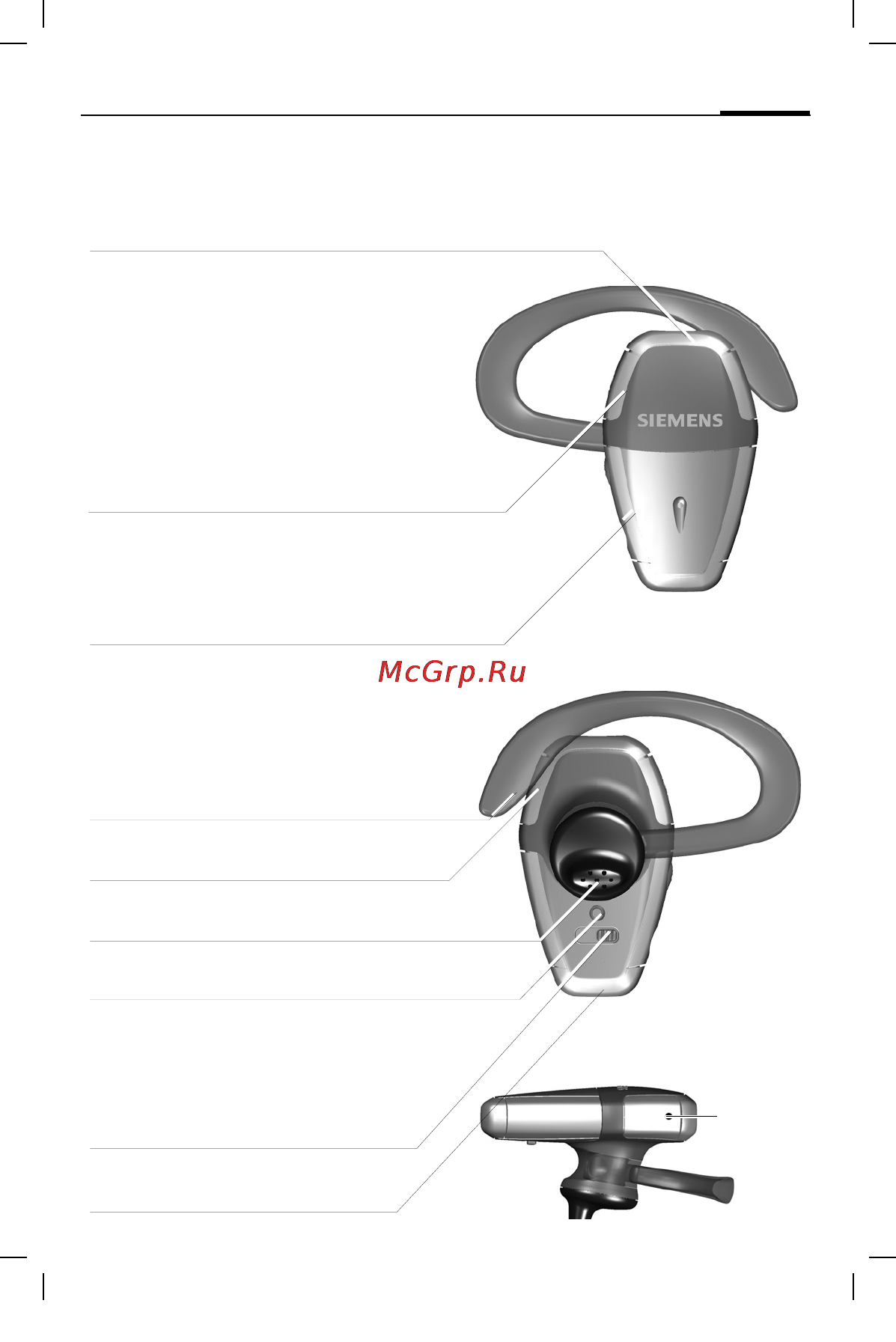 Siemens HHB-600 [40/172] Micro oreillette bluetooth fr