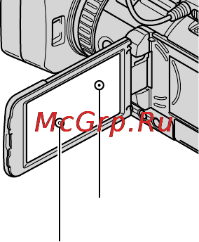 Sony HXR-NX70P [3/132] Menu items lcd panel viewfinder and lens