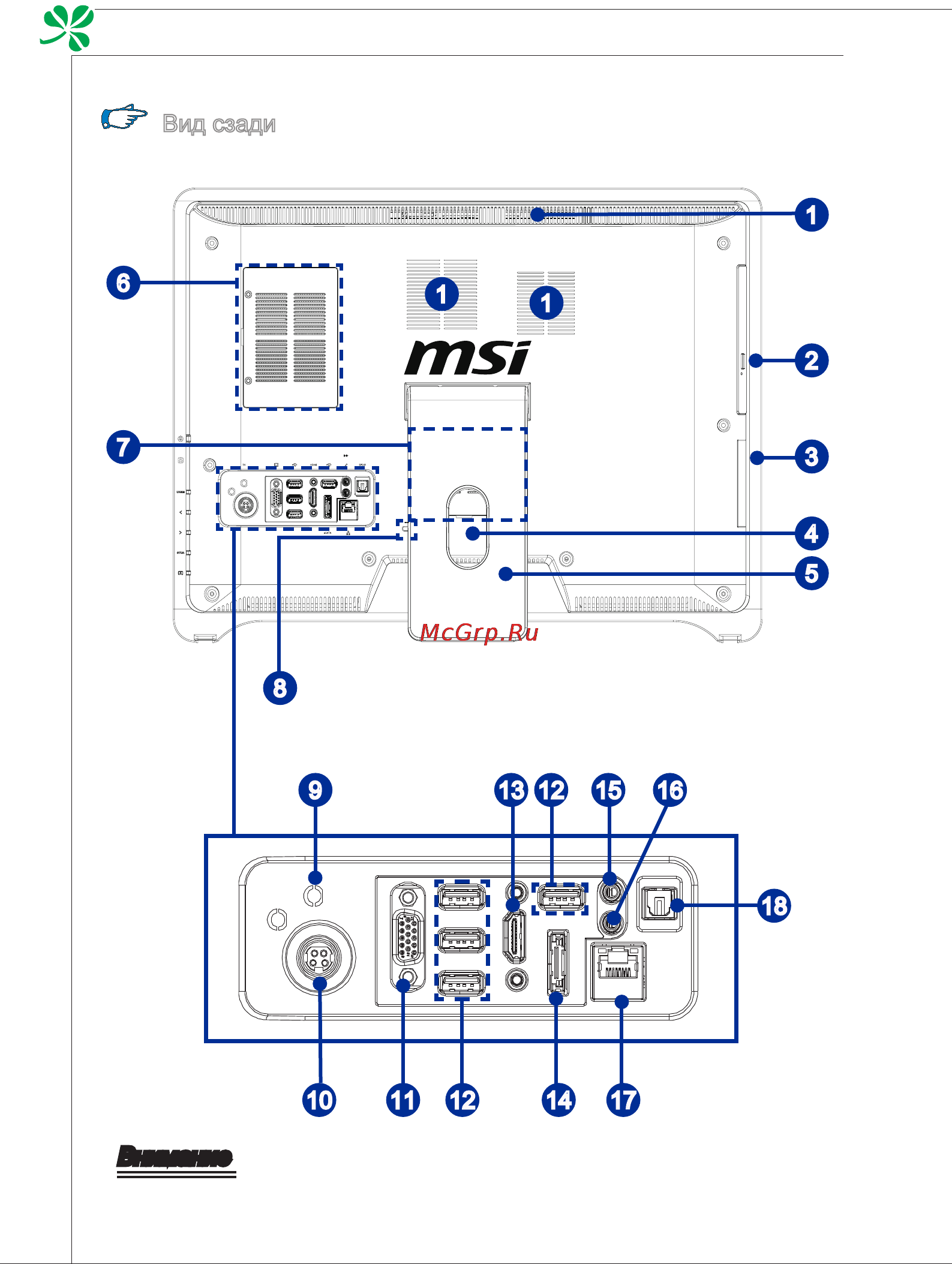 MSI AE2260 Black [16/64] Вентилятор