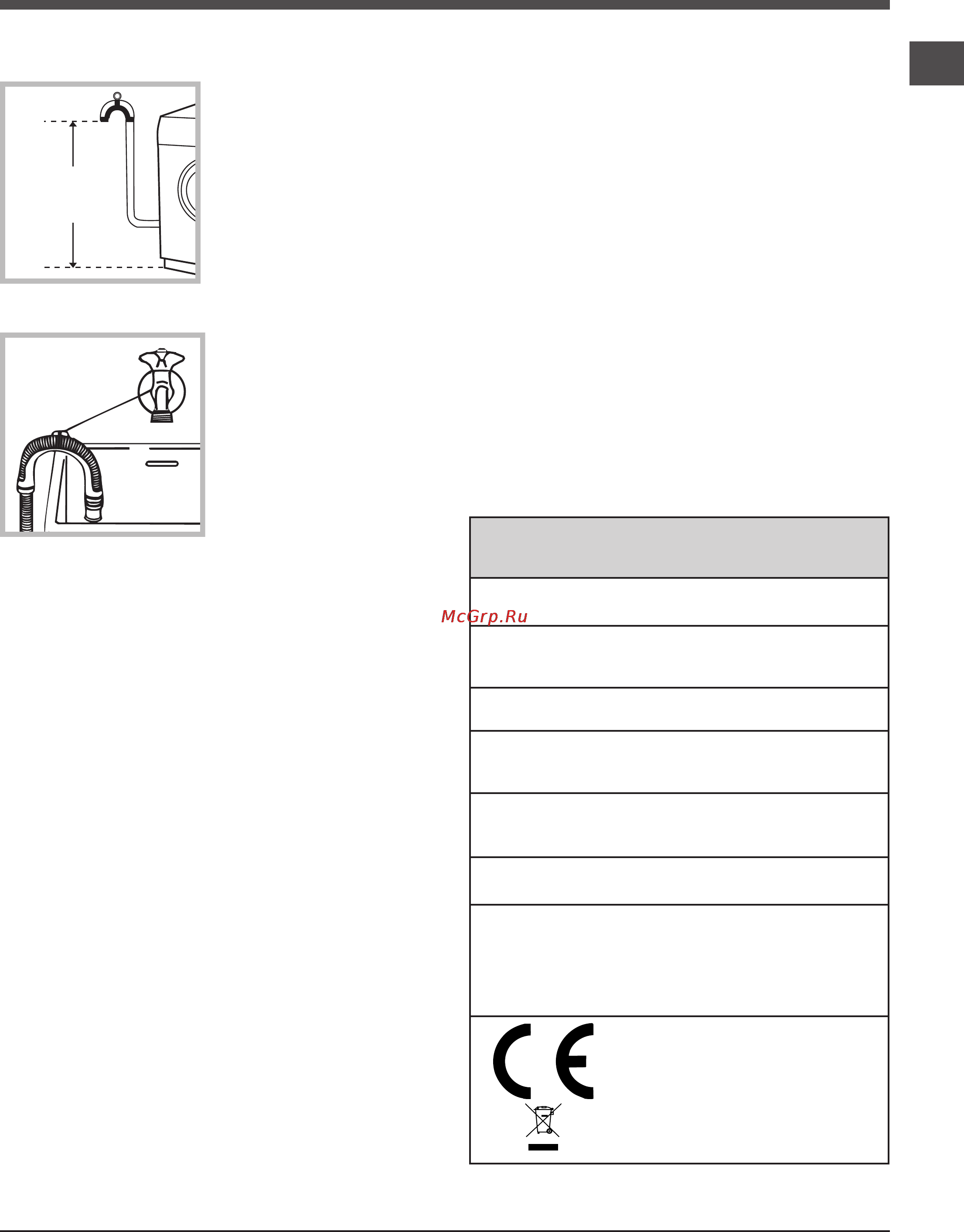 Hotpoint-Ariston WMSF 605 B [15/24] Перший цикл прання