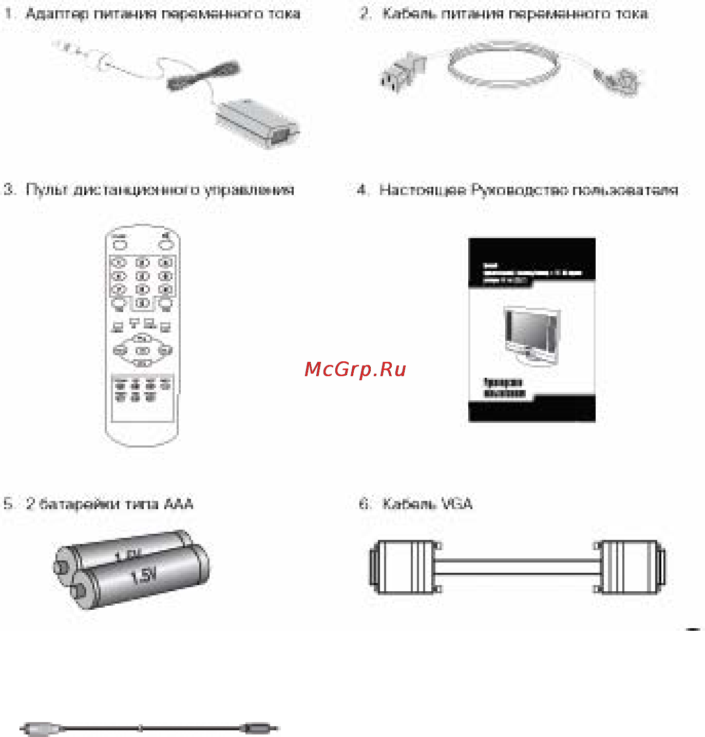 Rolsen RL-15S10 [3/26] Комплектация телевизора