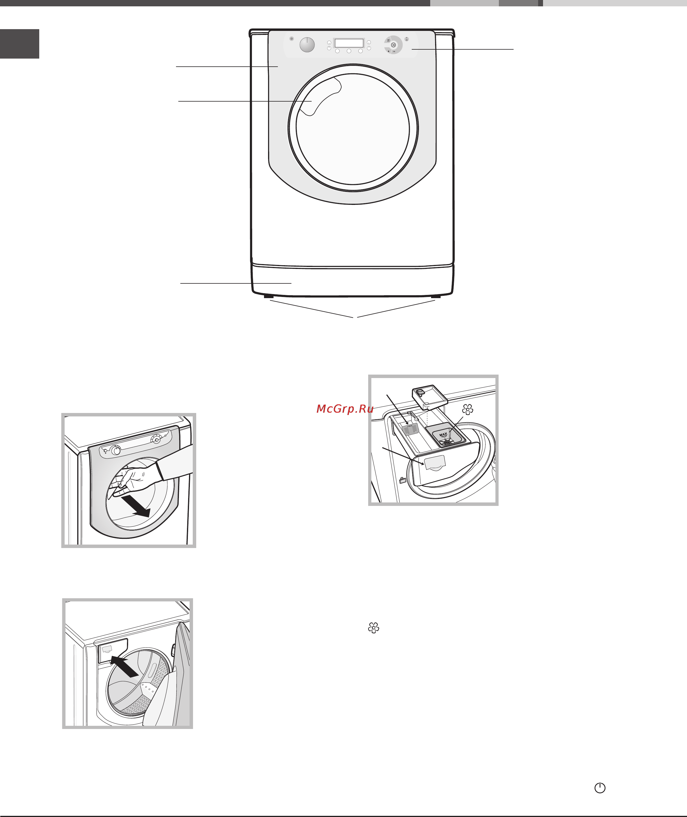 Hotpoint-Ariston AQS1F 09 [4/24] Описание стиральной машины